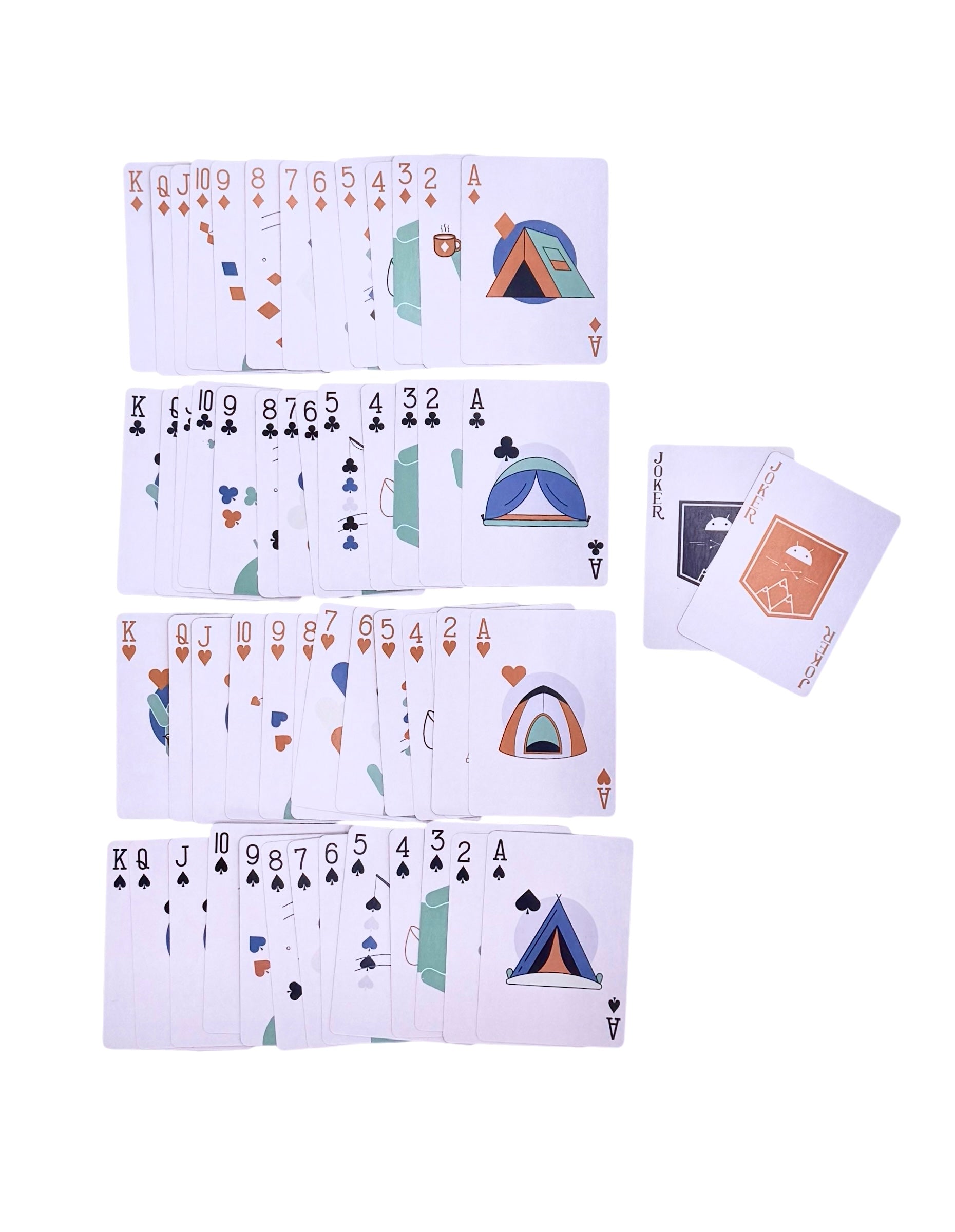 Playing Cards, Green - Android