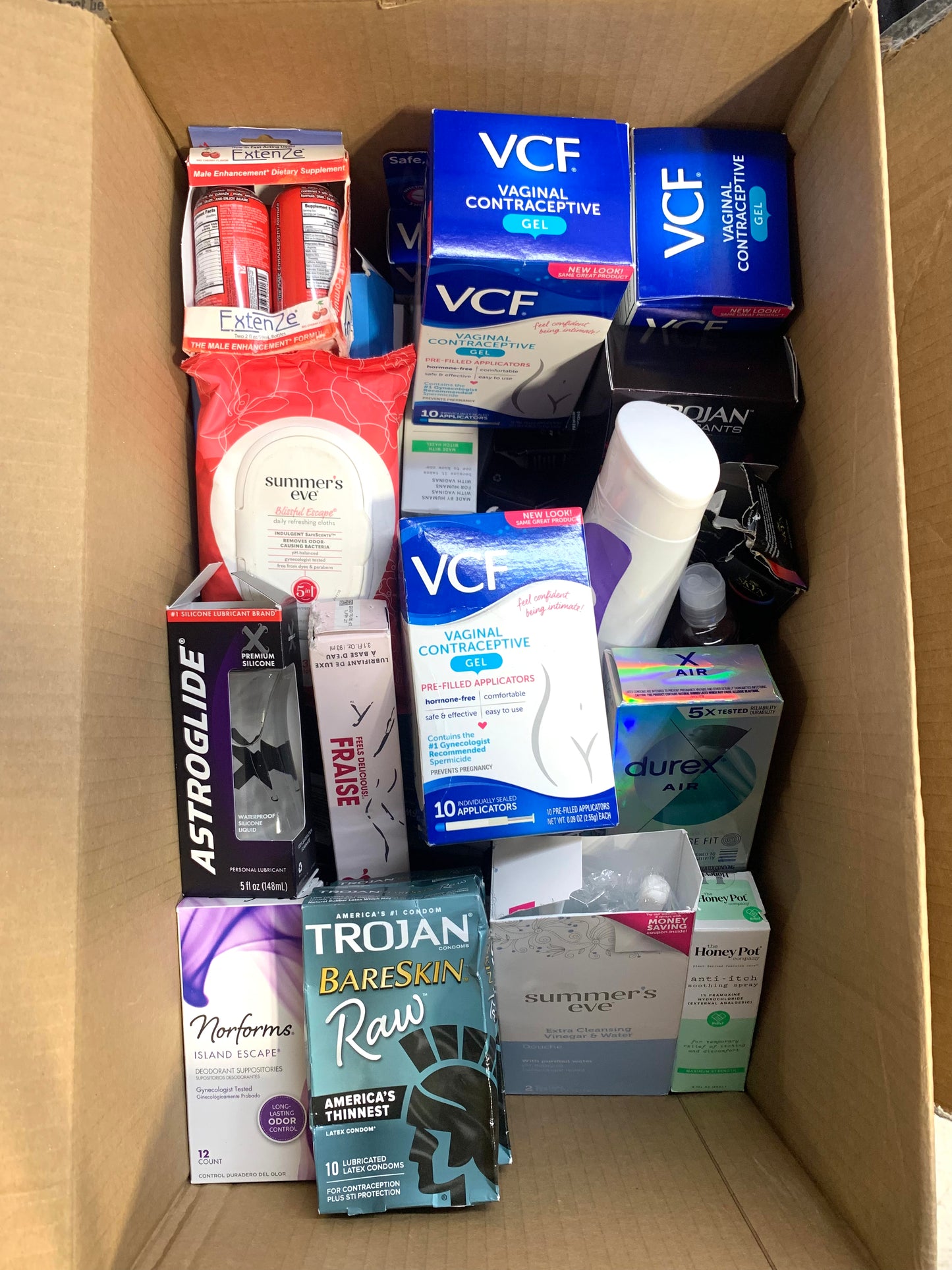 Feminine Care, Family Planning and Sexual Wellness: Assorted Box