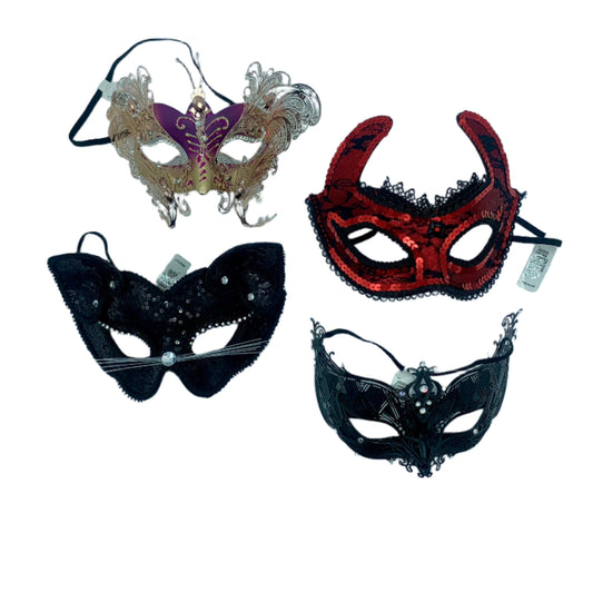 Costume Eye Mask,  Assorted Styles, 10 Per Order