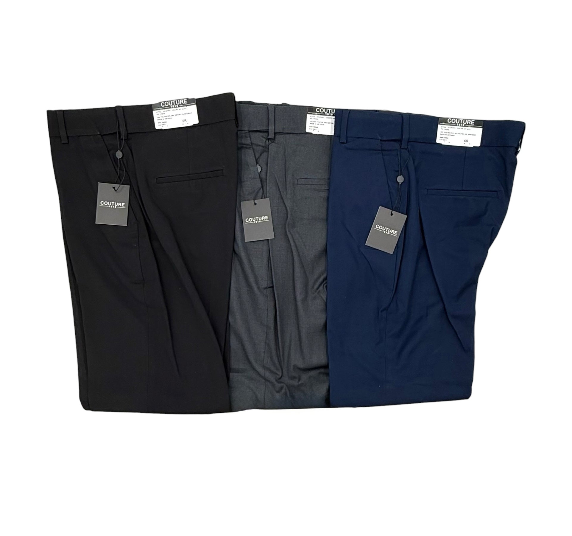 Women's Dress Pants, Assorted Colors - Case of 9 Pairs