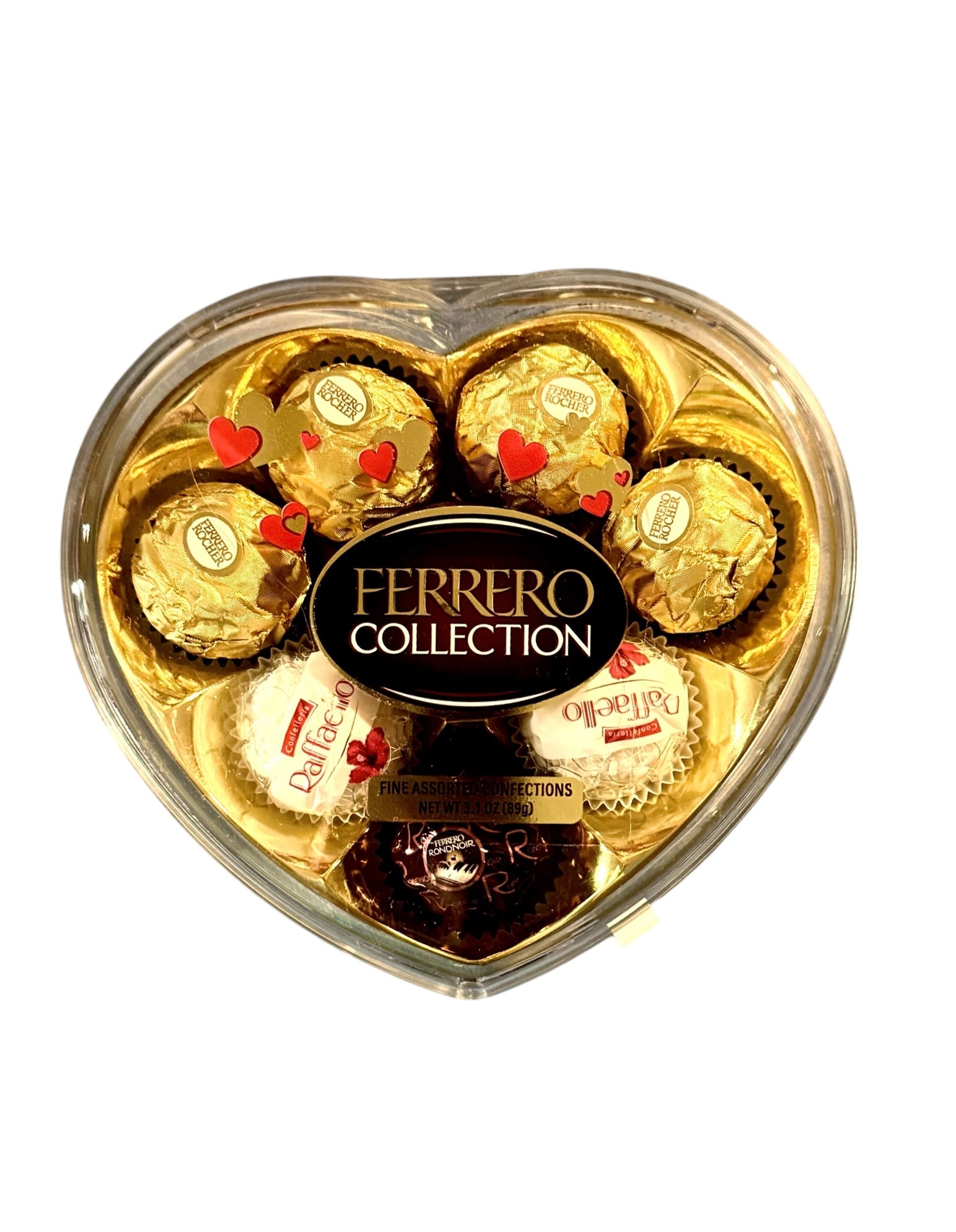Ferrero Collection Premium Assorted Chocolate Heart Gift Box, 3.1 oz.