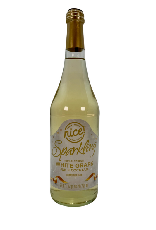 Sparkling Non-Alcoholic Juice Cocktail.  25.4 oz bottle.  Assorted red and white grape.