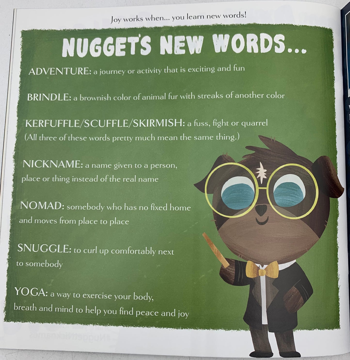 Book, Nugget the Nomad...Adventures of a Yoga Dog. Soft Cover Book.