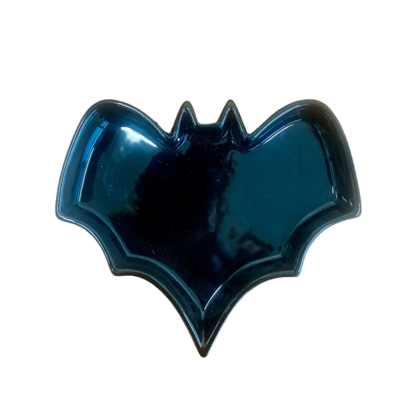 Halloween Candy Dish - Ceramic Ghost or Black Bat - Small