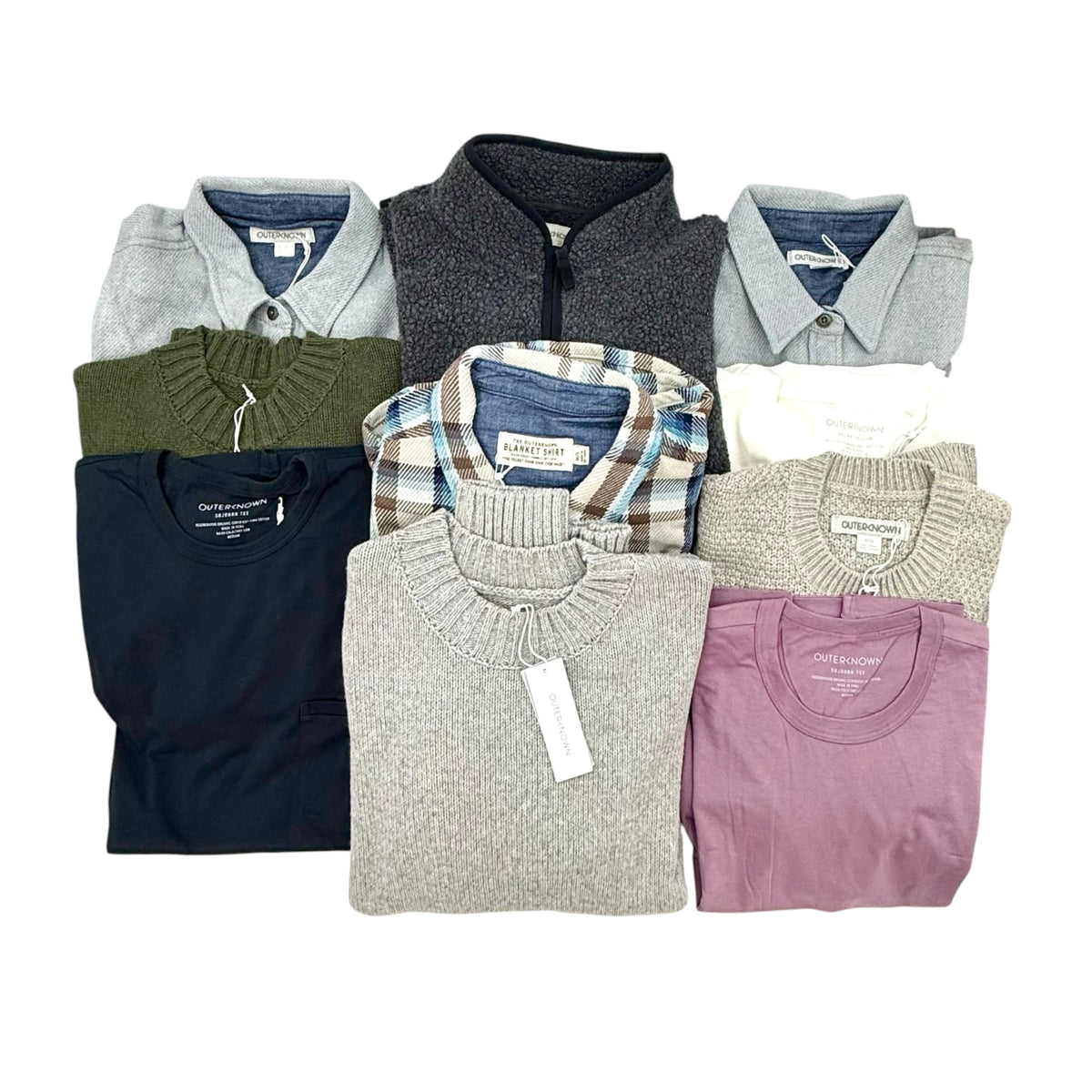 Women's Tops, Outerknown Brand - Box of 10 Assorted Tops