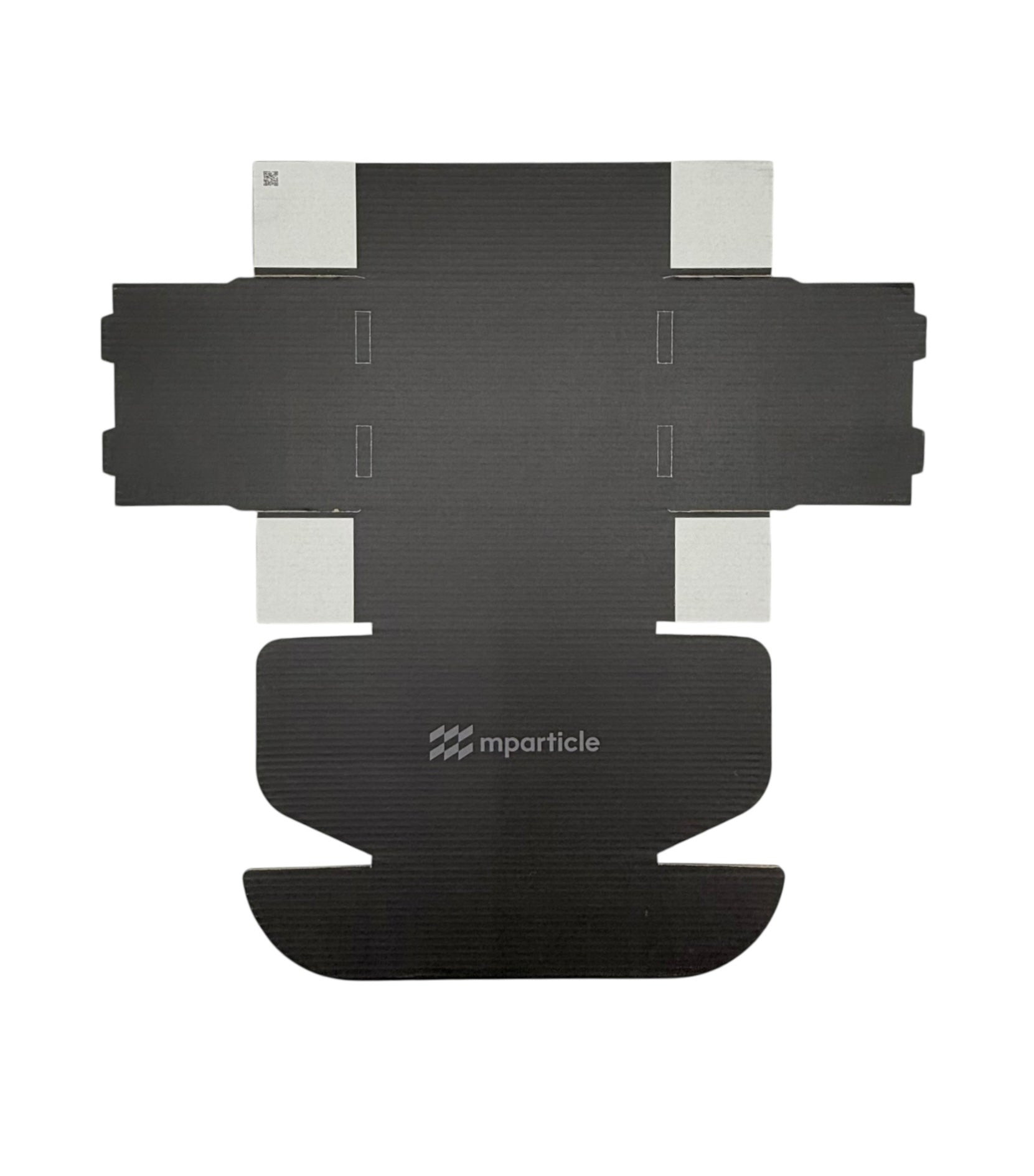 Flat-Pack Black Boxes, 8" x 11" x 4" - Bundle of 10 Boxes, mparticle Branded