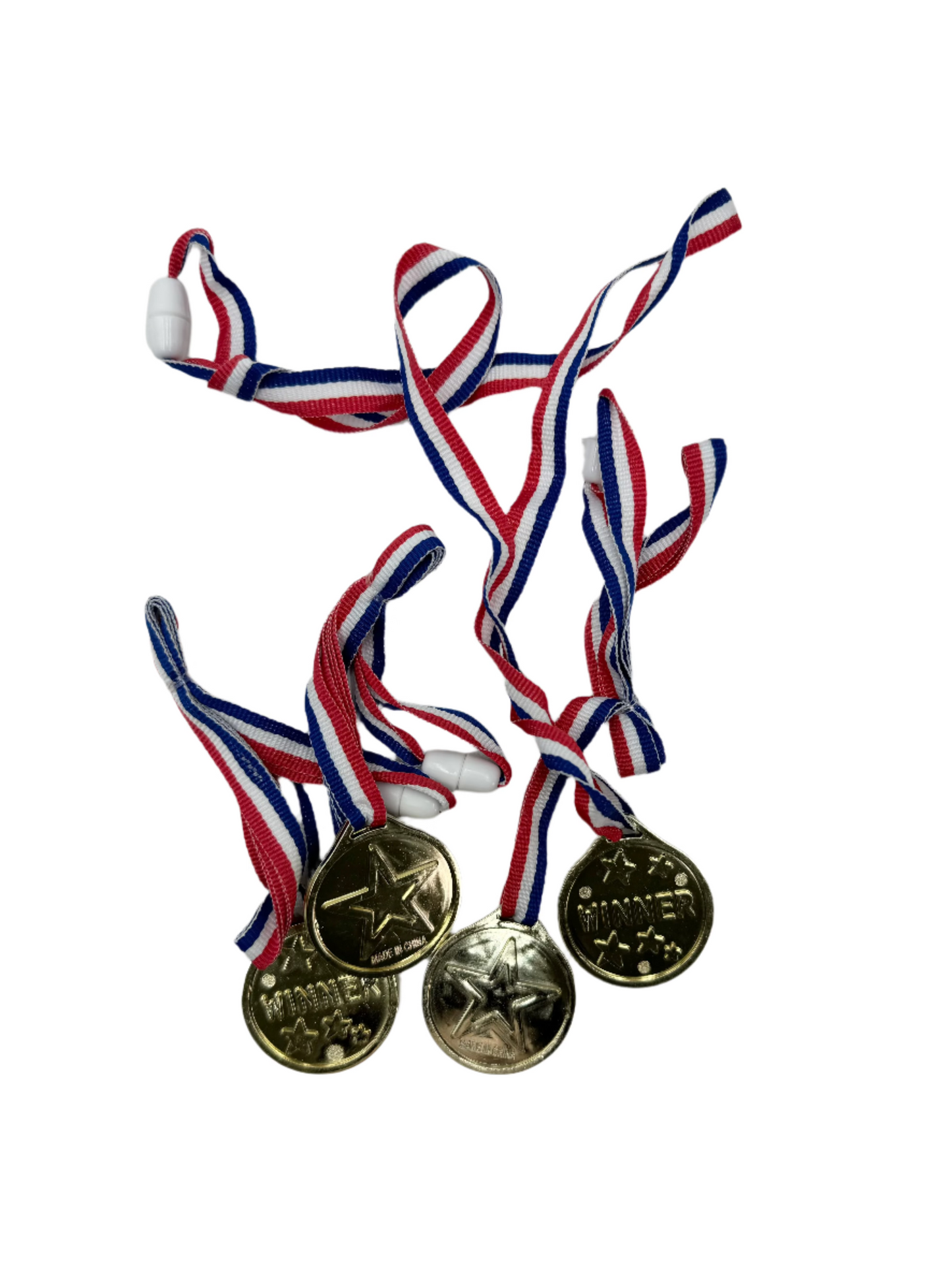 Novelty Gold Medal, Pack of 4 medals