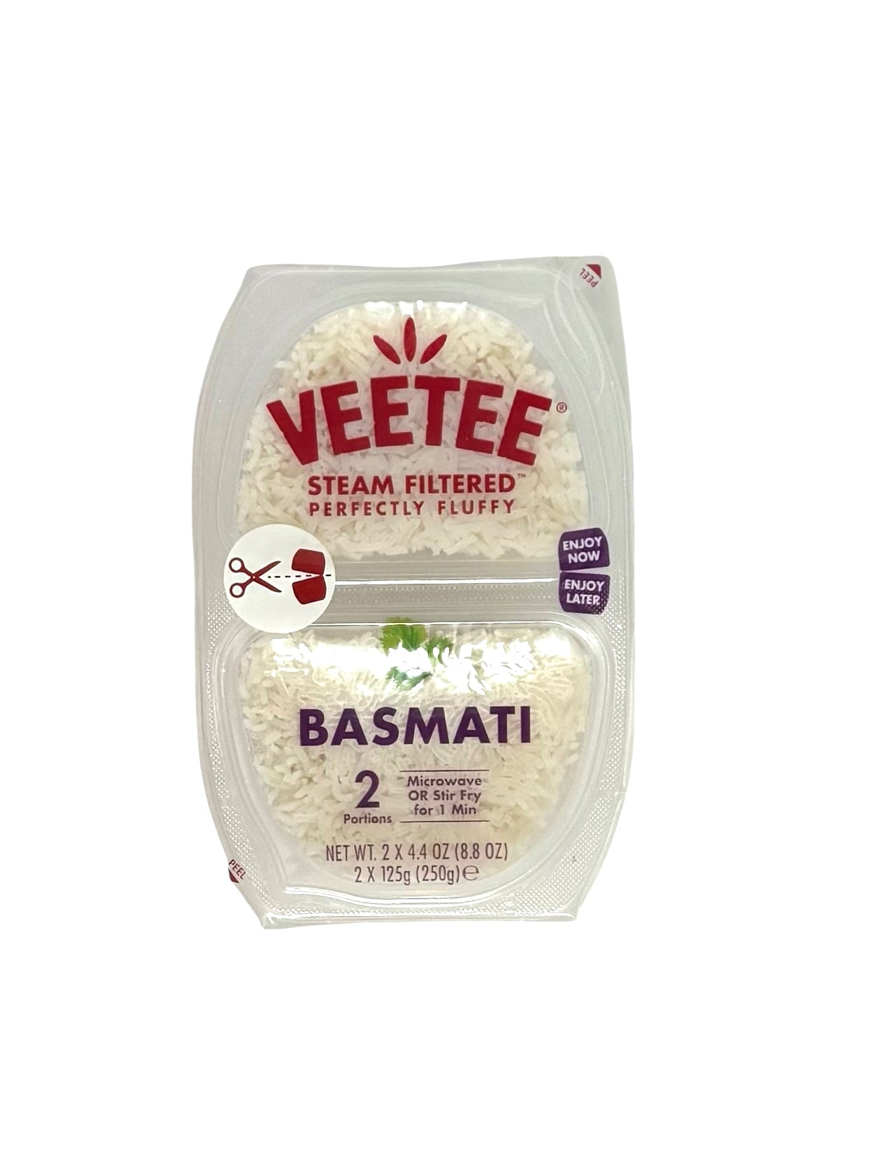 Rice, Veetee Heat & Eat Basmati Rice Pots - Case of 6 2-Packs