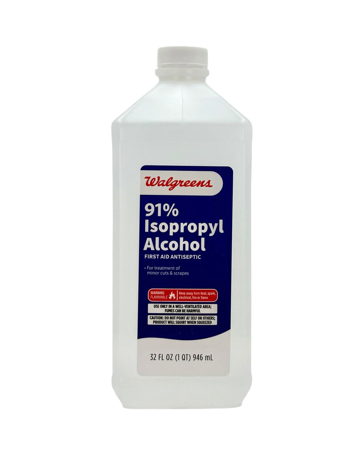 91% Isopropyl Alcohol, 32 oz. Bottle