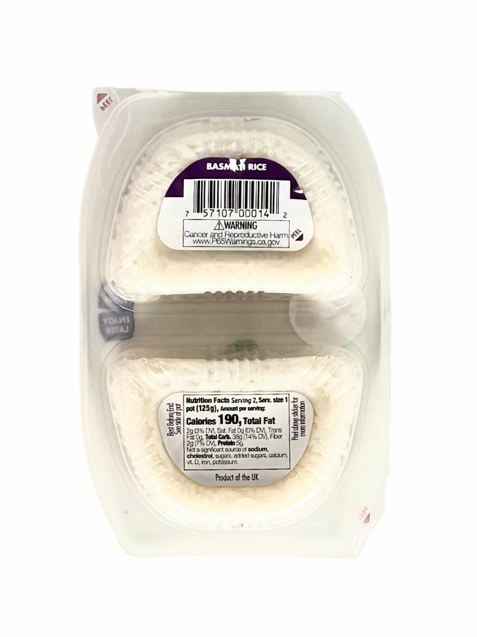 Rice, Veetee Heat & Eat Basmati Rice Pots - Case of 6 2-Packs