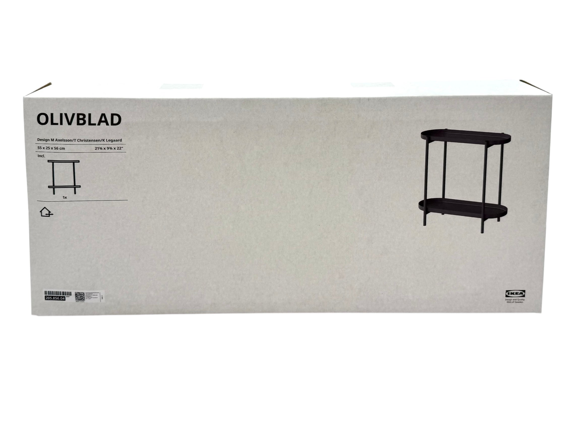 Indoor/Outdoor Plant Stand / Side Table, Dark Grey - IKEA Olivblad