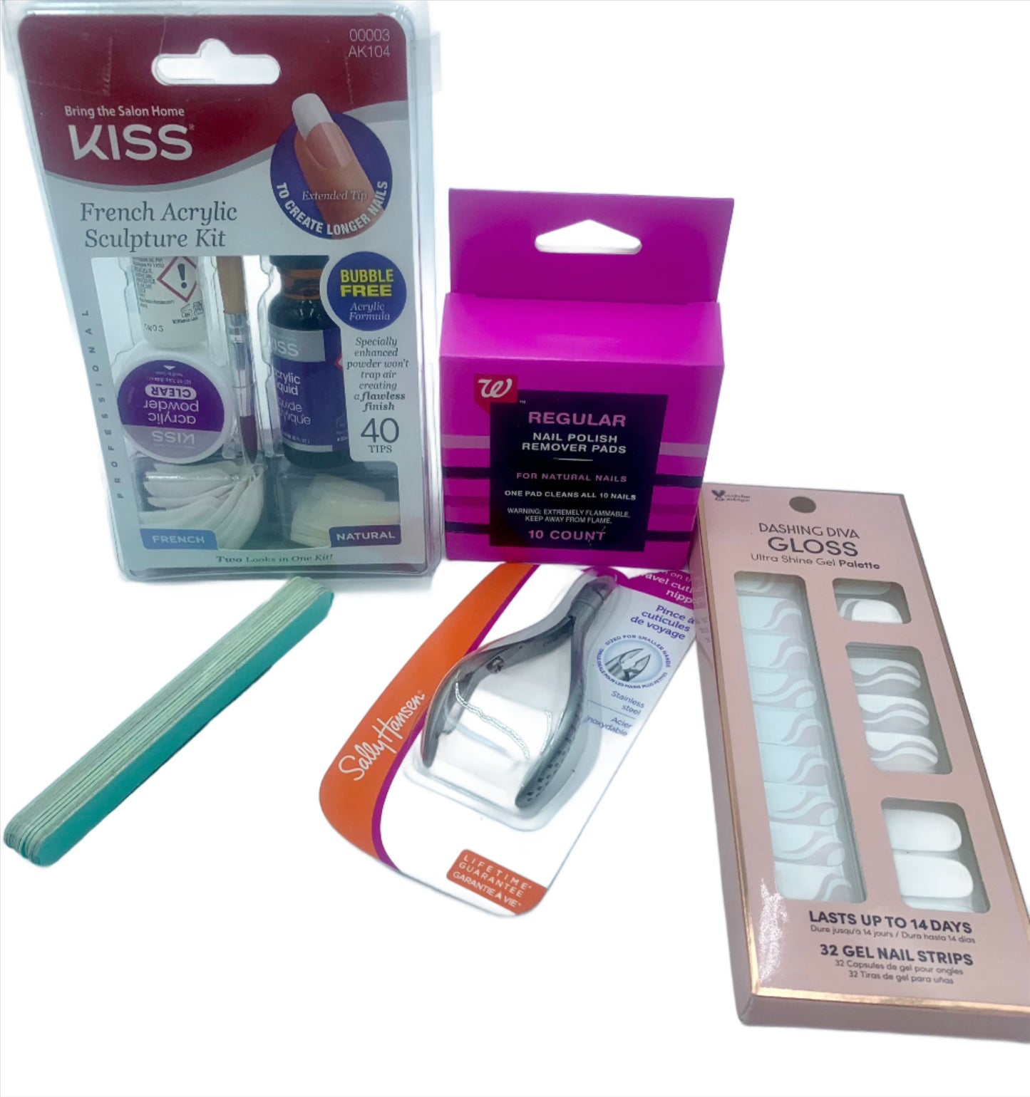 Nail Care, Bag of 5 Items