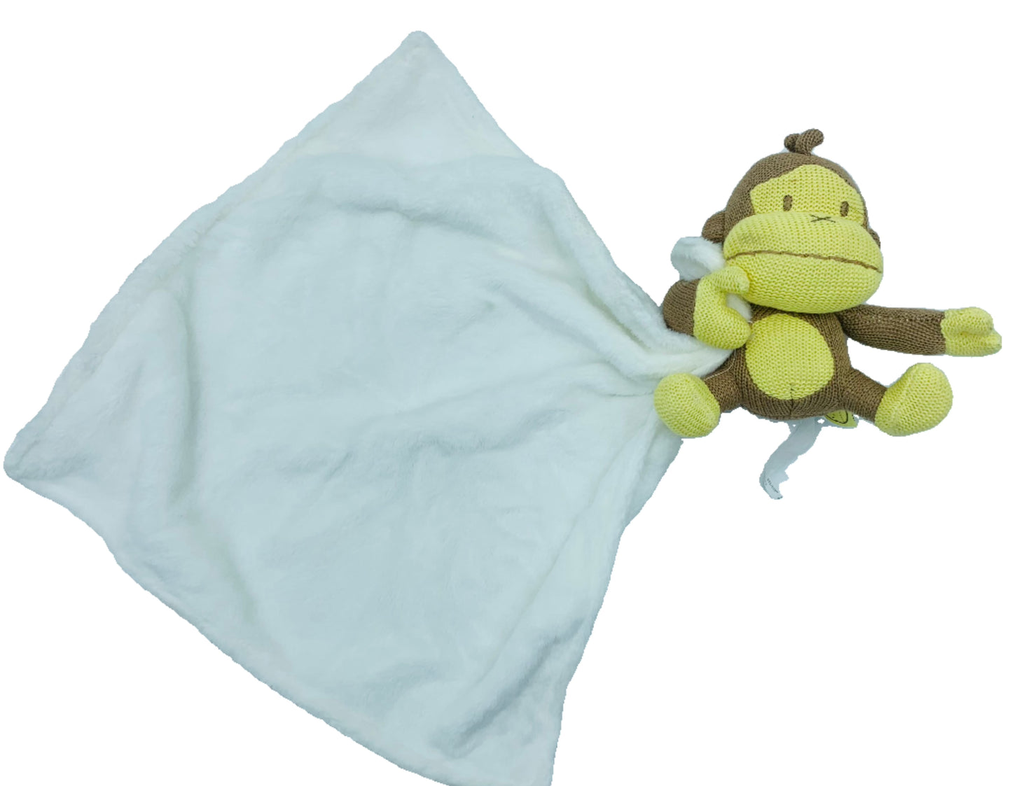 Baby Blanket with attached Monkey- Bag of 10