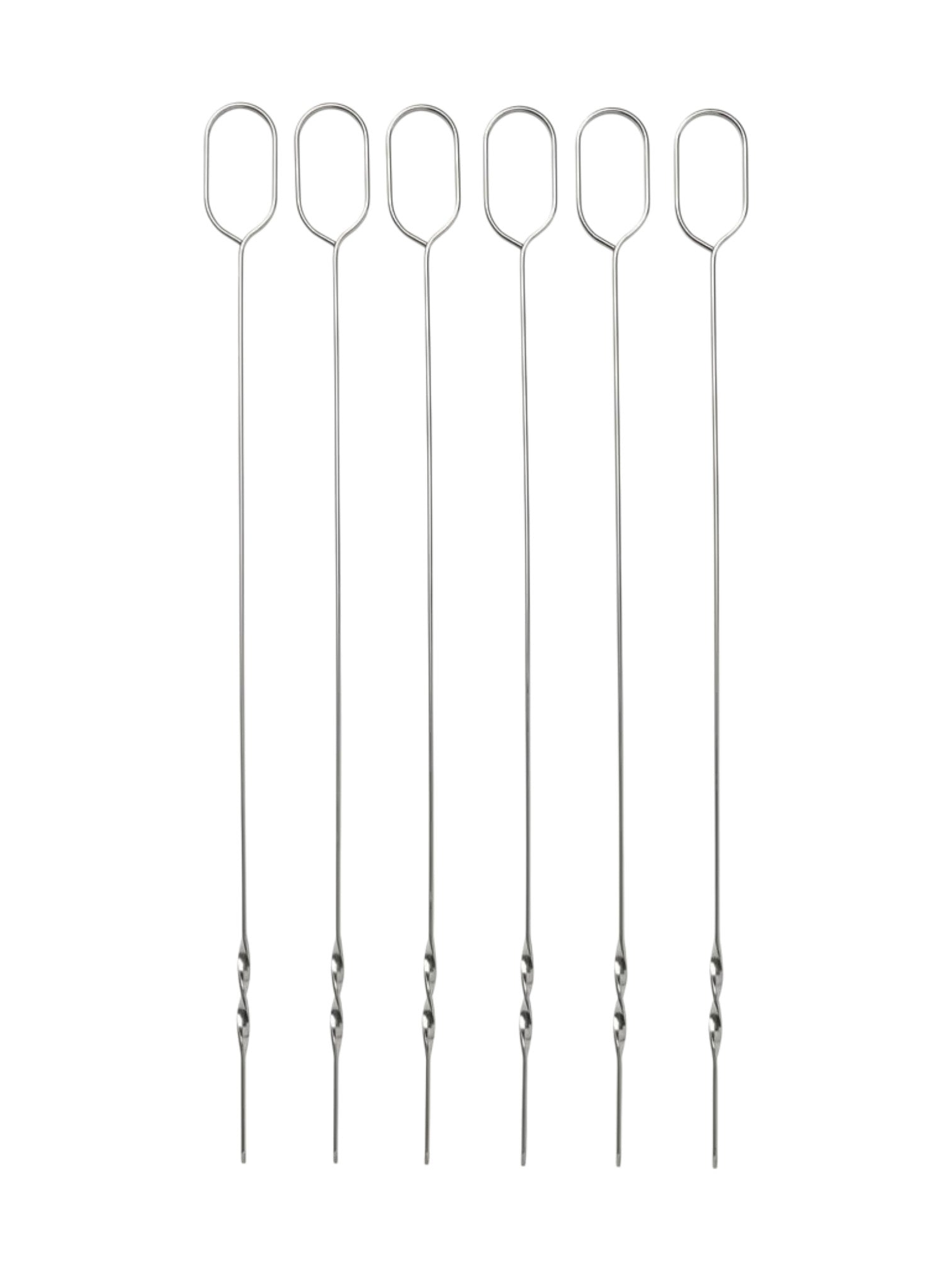 Skewers, Stainless Steel, Pack of 6 - IKEA Grilltider