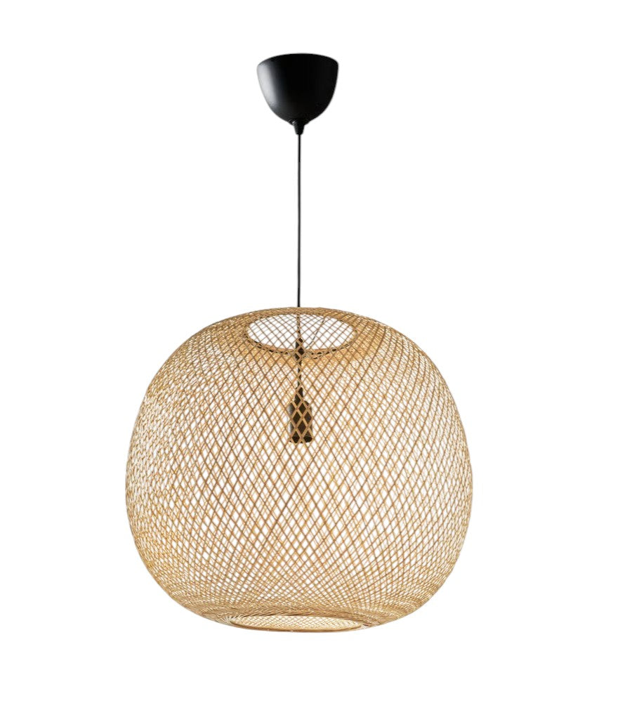 Handcrafted Bamboo Pendant Lamp - IKEA Vindöga