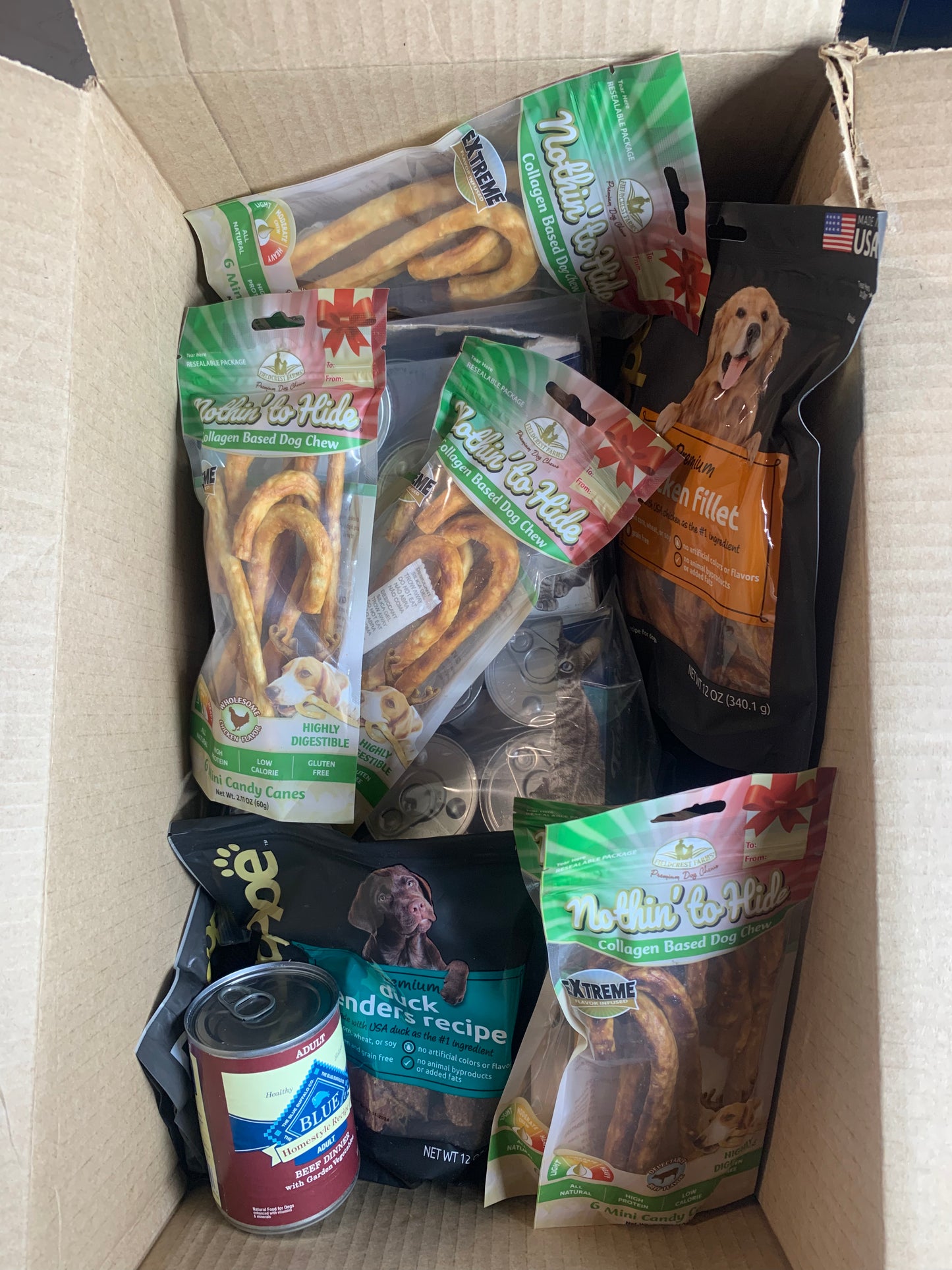 Pet Food and Treats: Assorted Box