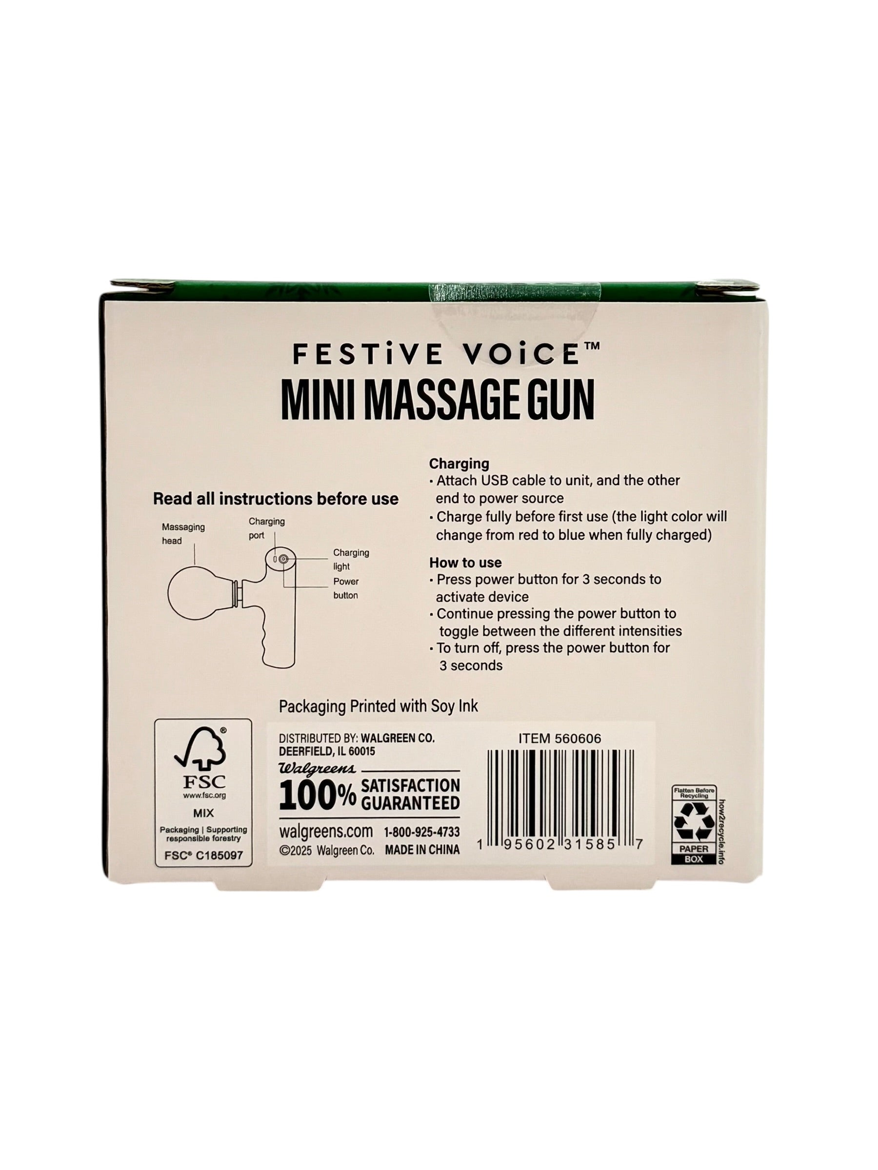 Mini Massage Gun, Festive Voice Brand