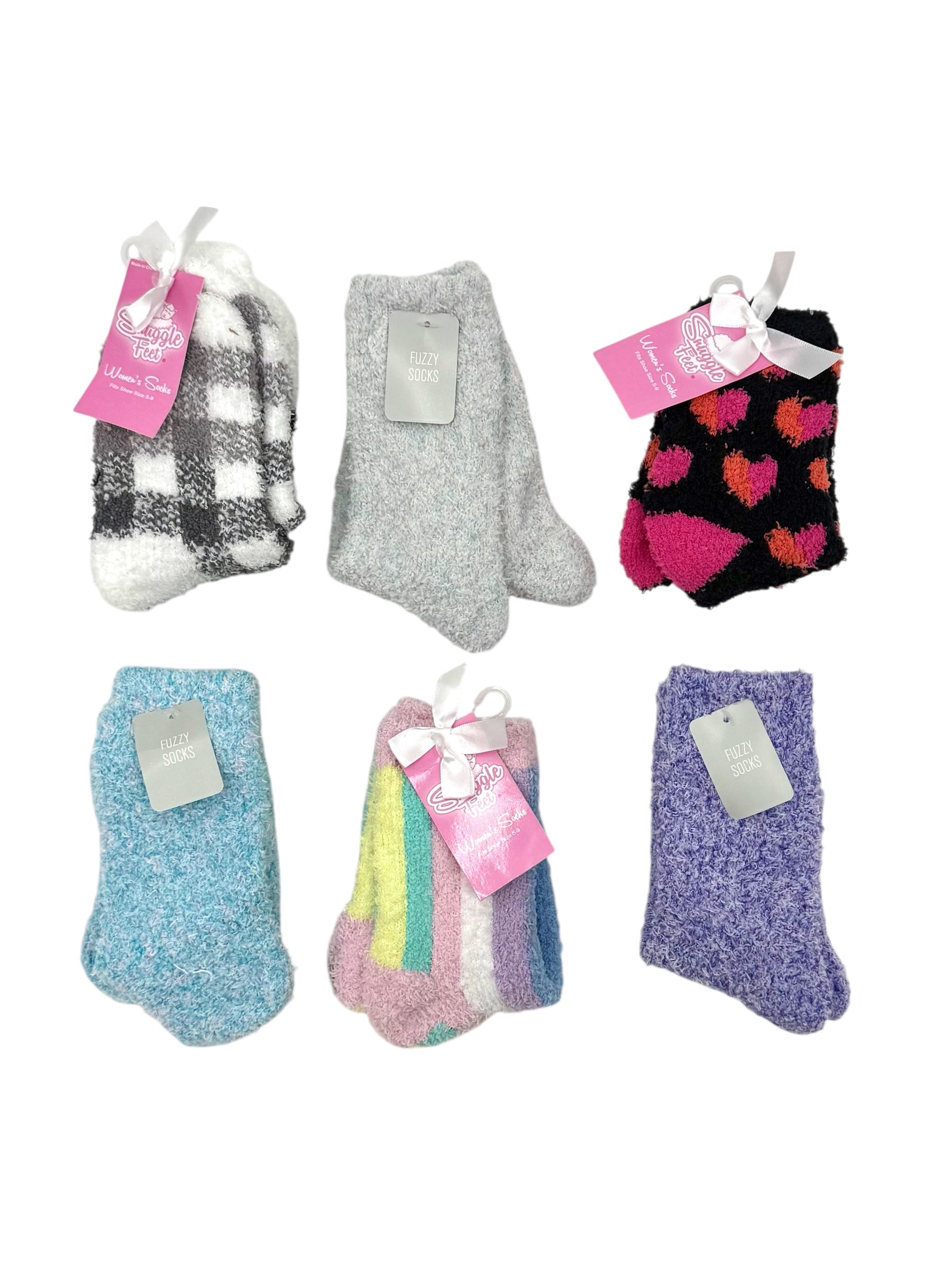 Cozy Women's Socks - Assorted Colors & Brands