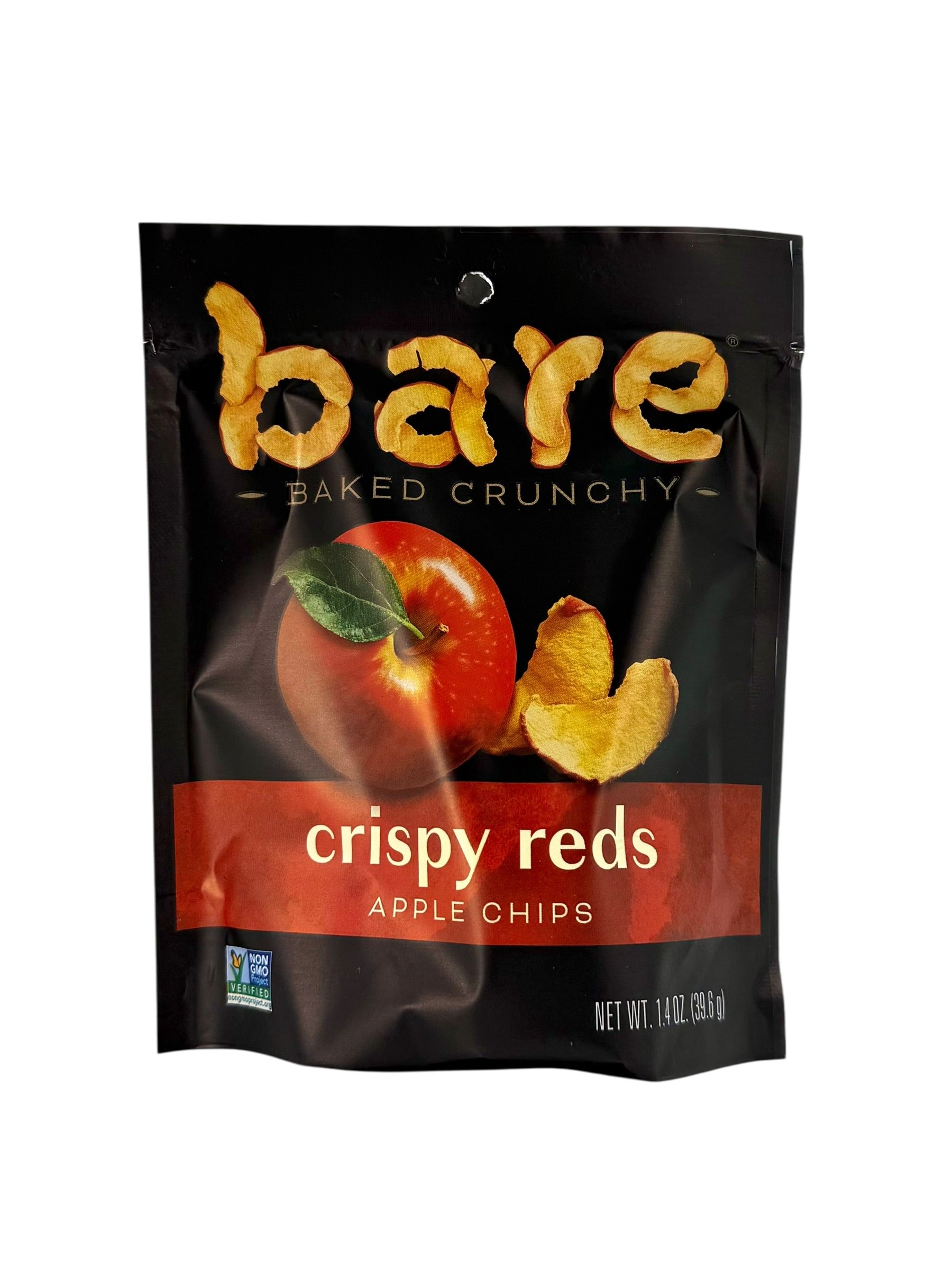 Bare Baked Crunchy Apple Chips, Crispy Reds - 1.4 oz. Bag, Case of 6 Bags