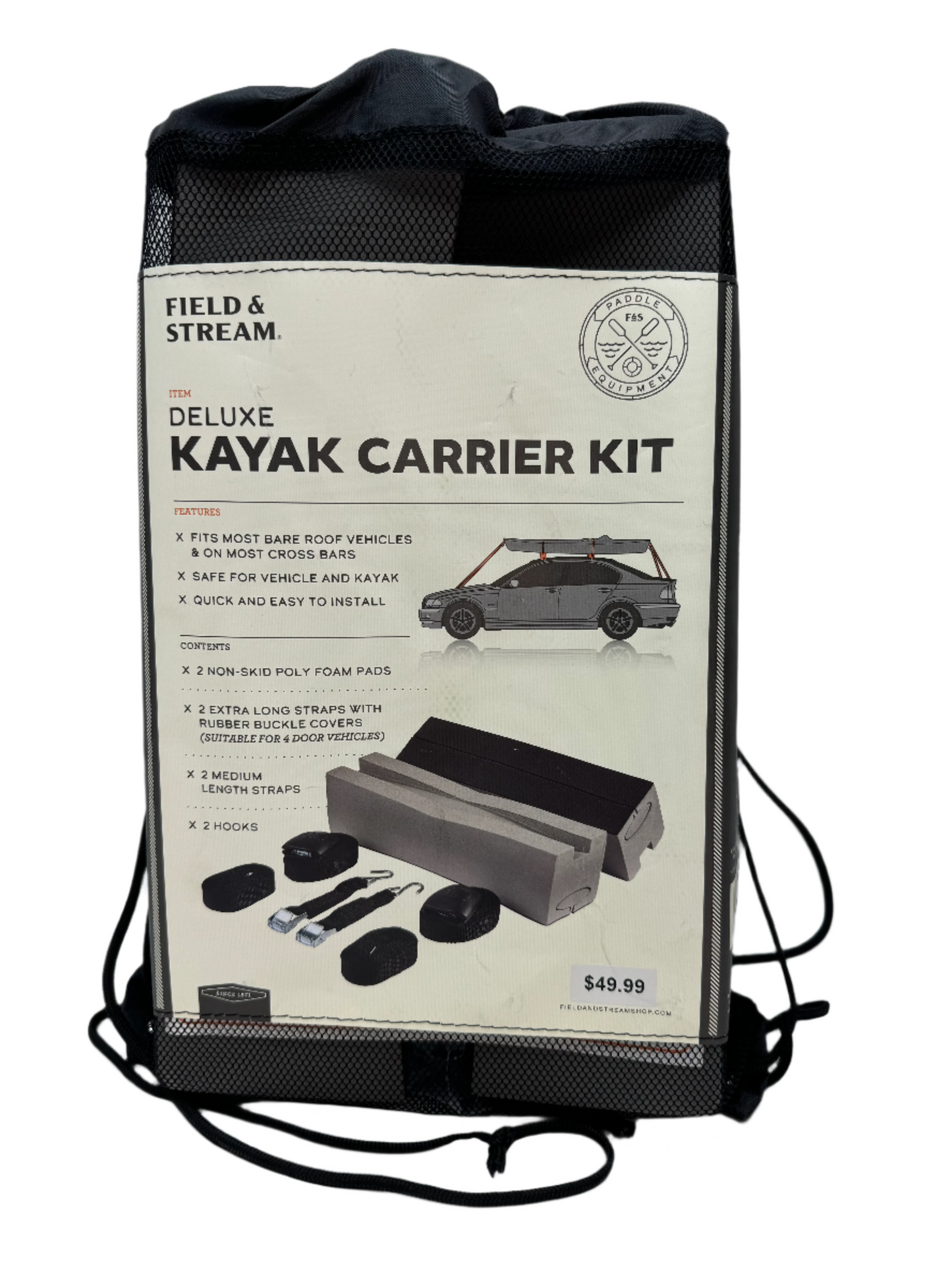 Field and Stream Deluxe Kayak Carrier Kit