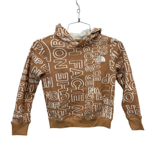 The North Face Youth Hooded Sweatshirt - Almond Butter Print