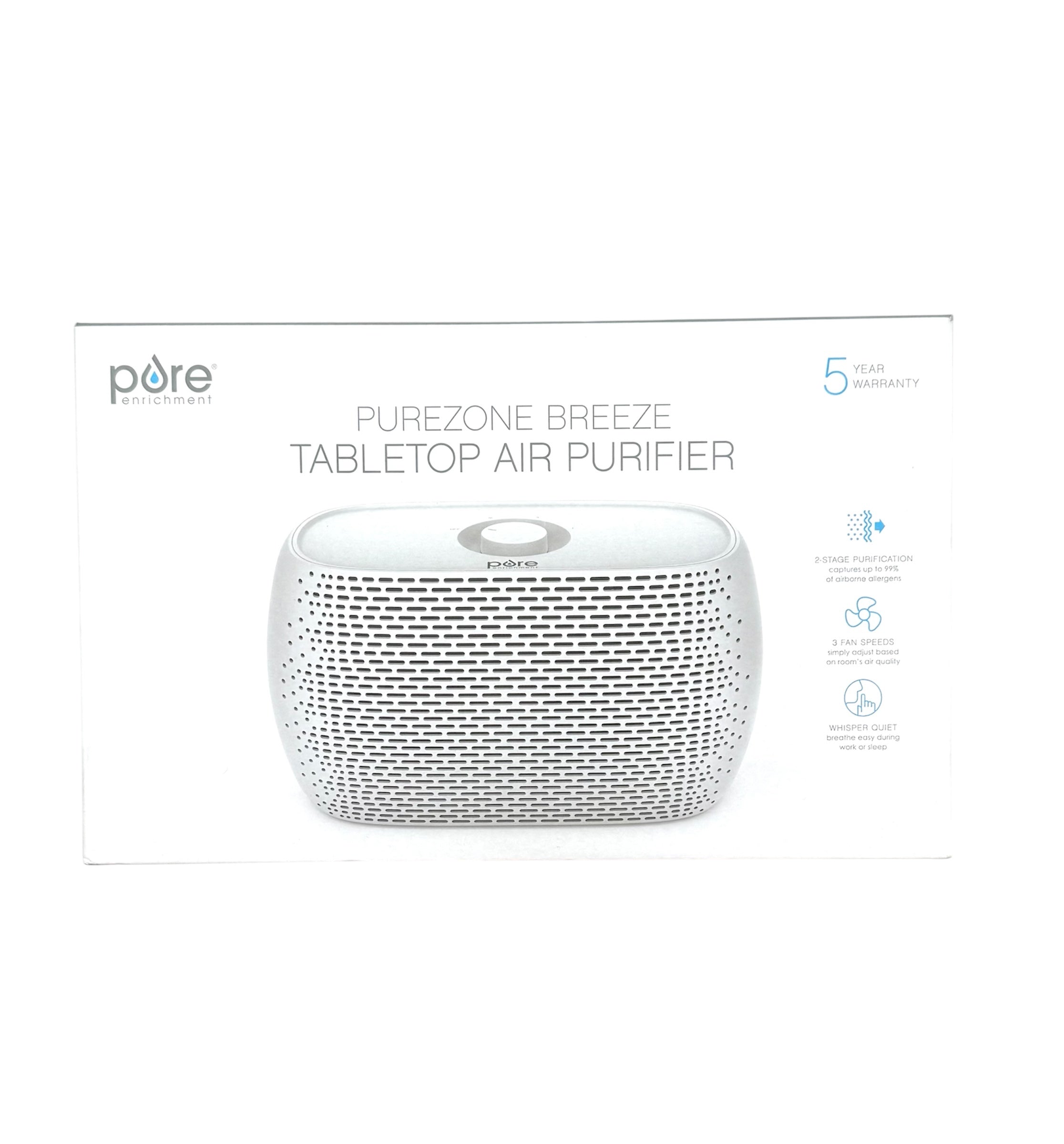 Pure Enrichement Purezone Breeze Tabletop Air Purifier