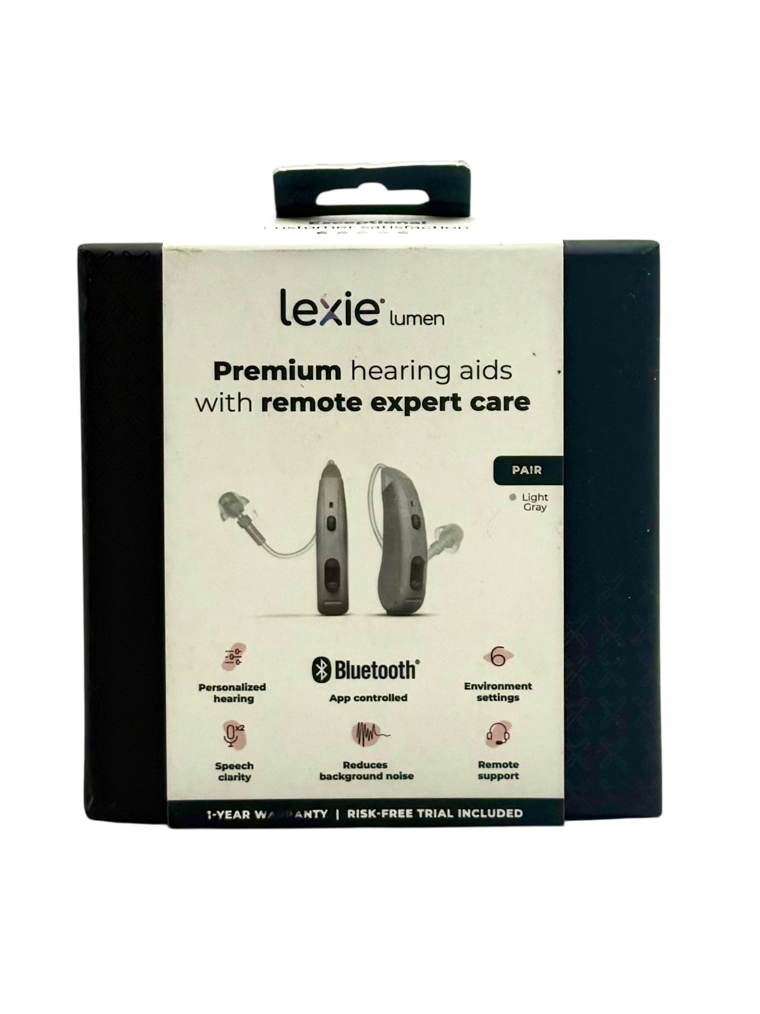 Lexie Lumen Self-Fitting Hearing Aids - One Pair