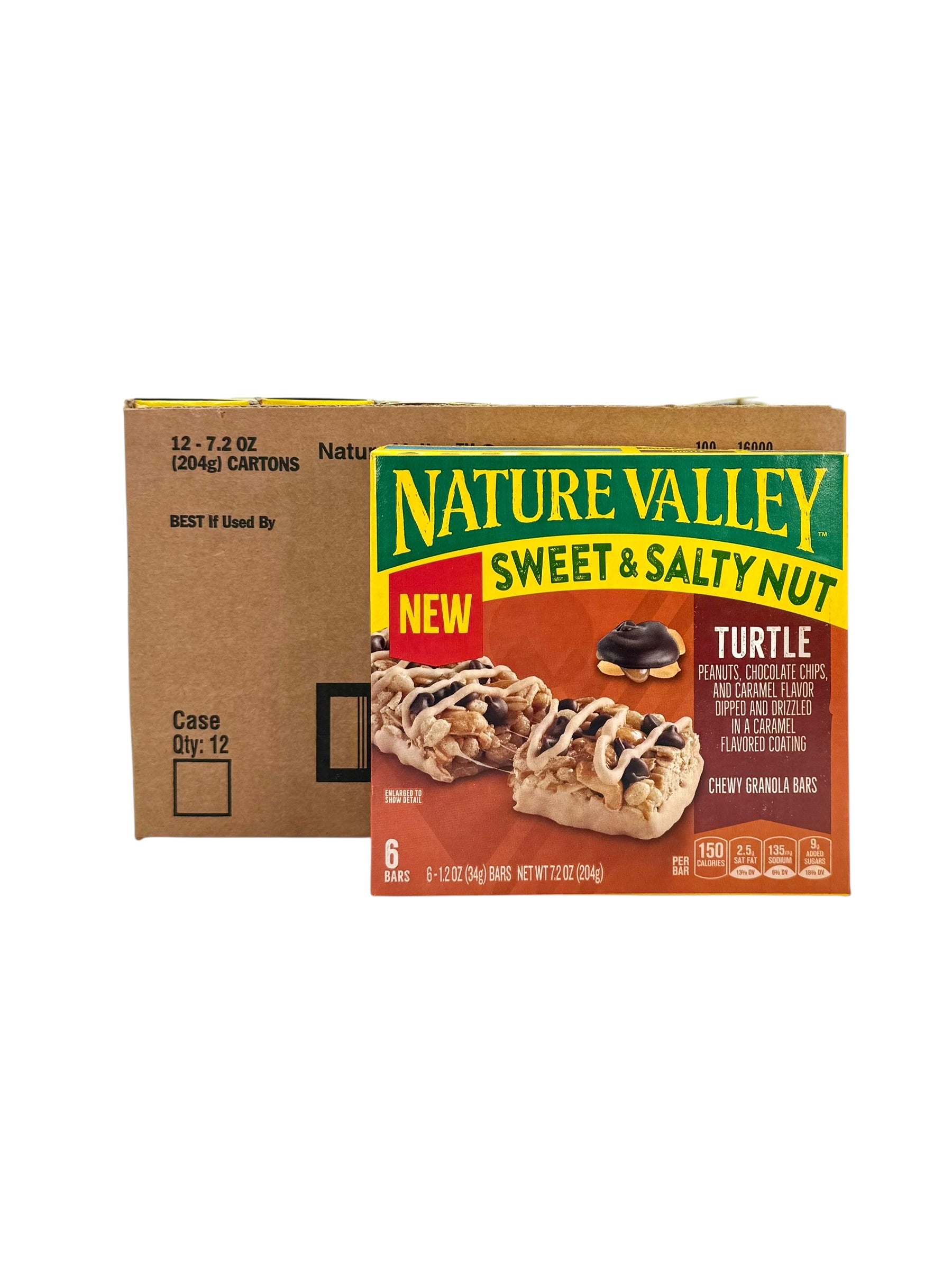 Nature Valley Sweet & Salty Granola Bars, Turtle - Case of 72 Bars