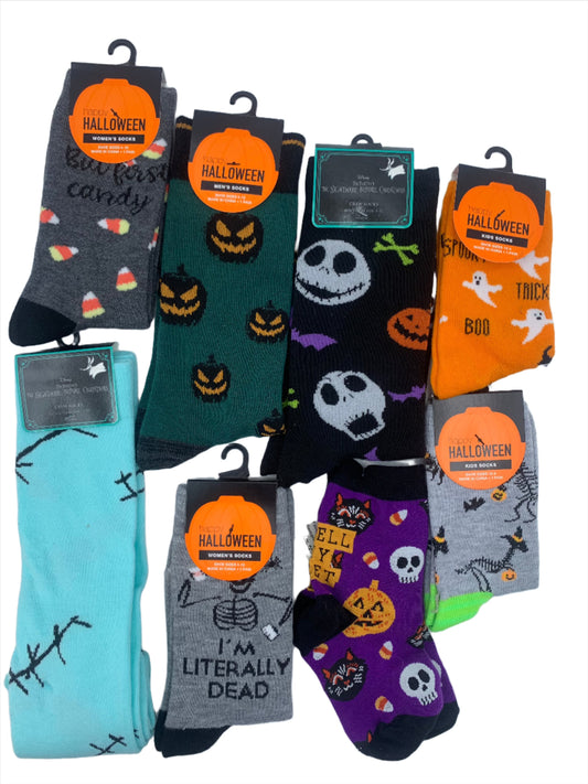 Halloween Socks, each