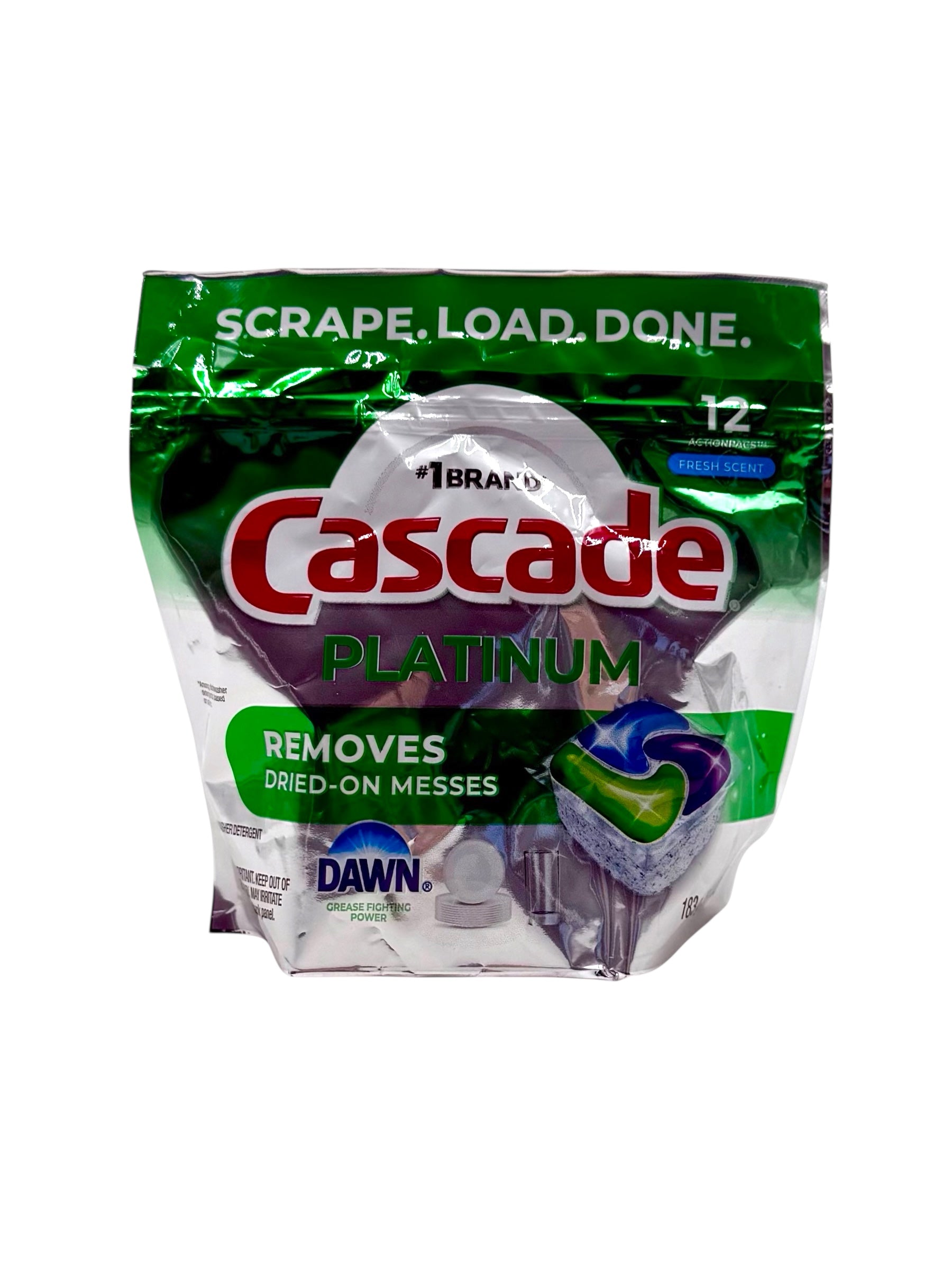 Cascade Dishwasher Detergent Pacs, 9 - 12 Count Package