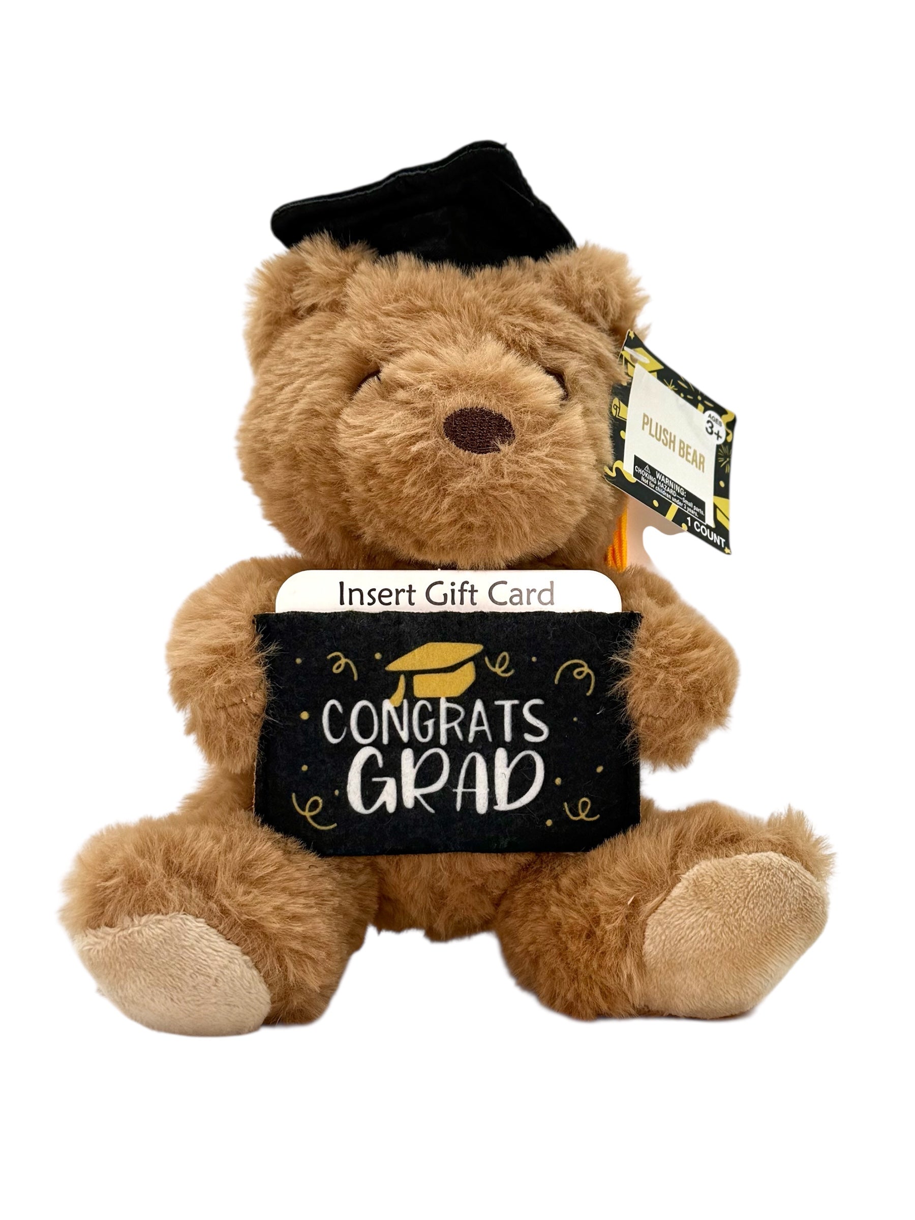 Graduation Plush Bear with Gift Card Holder