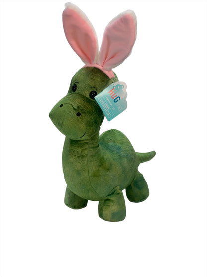 Dinosaur Stuffed Animal, Assorted Dinosaurs with Bunny Ears