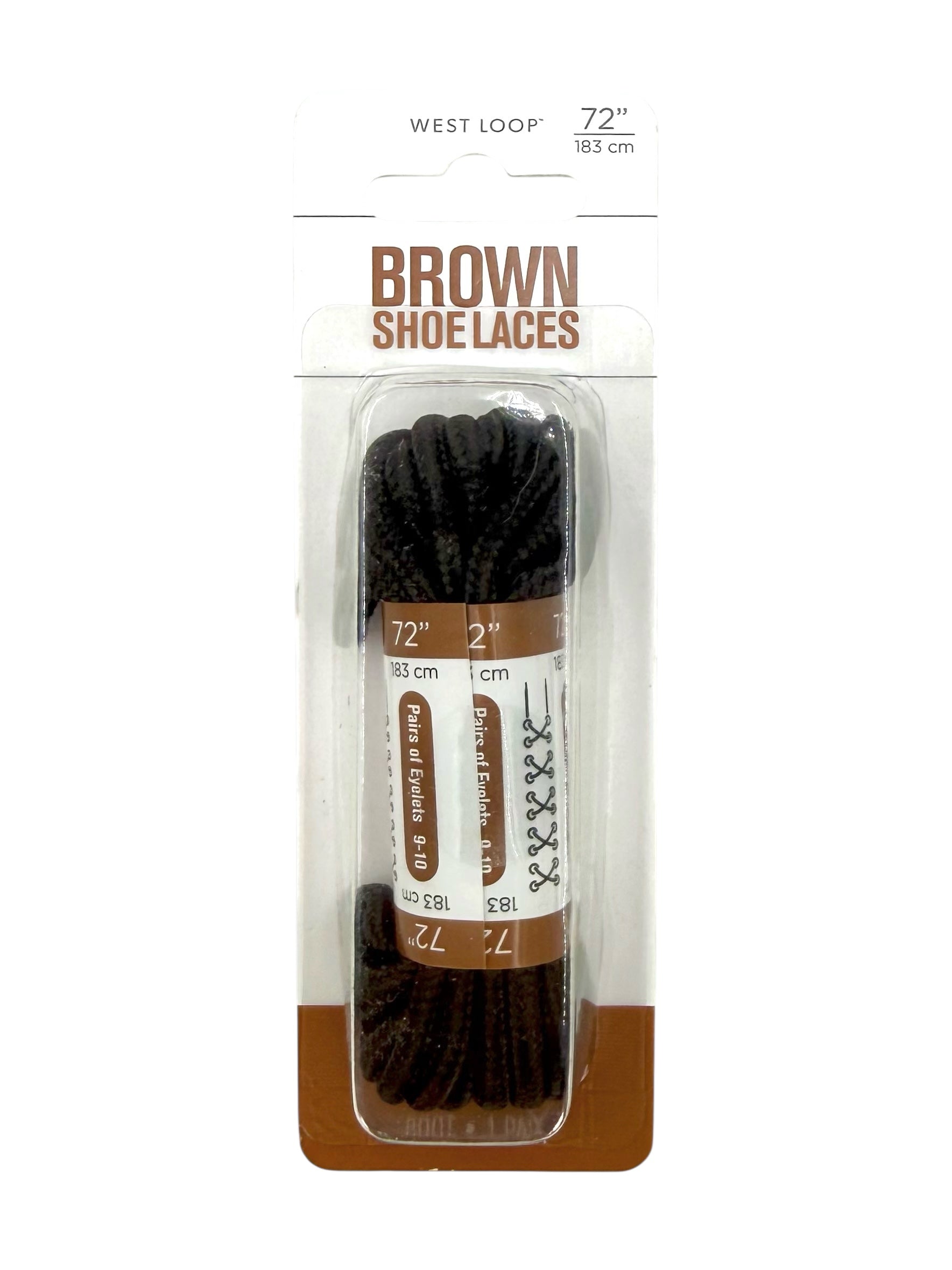 Brown 72" Shoelaces