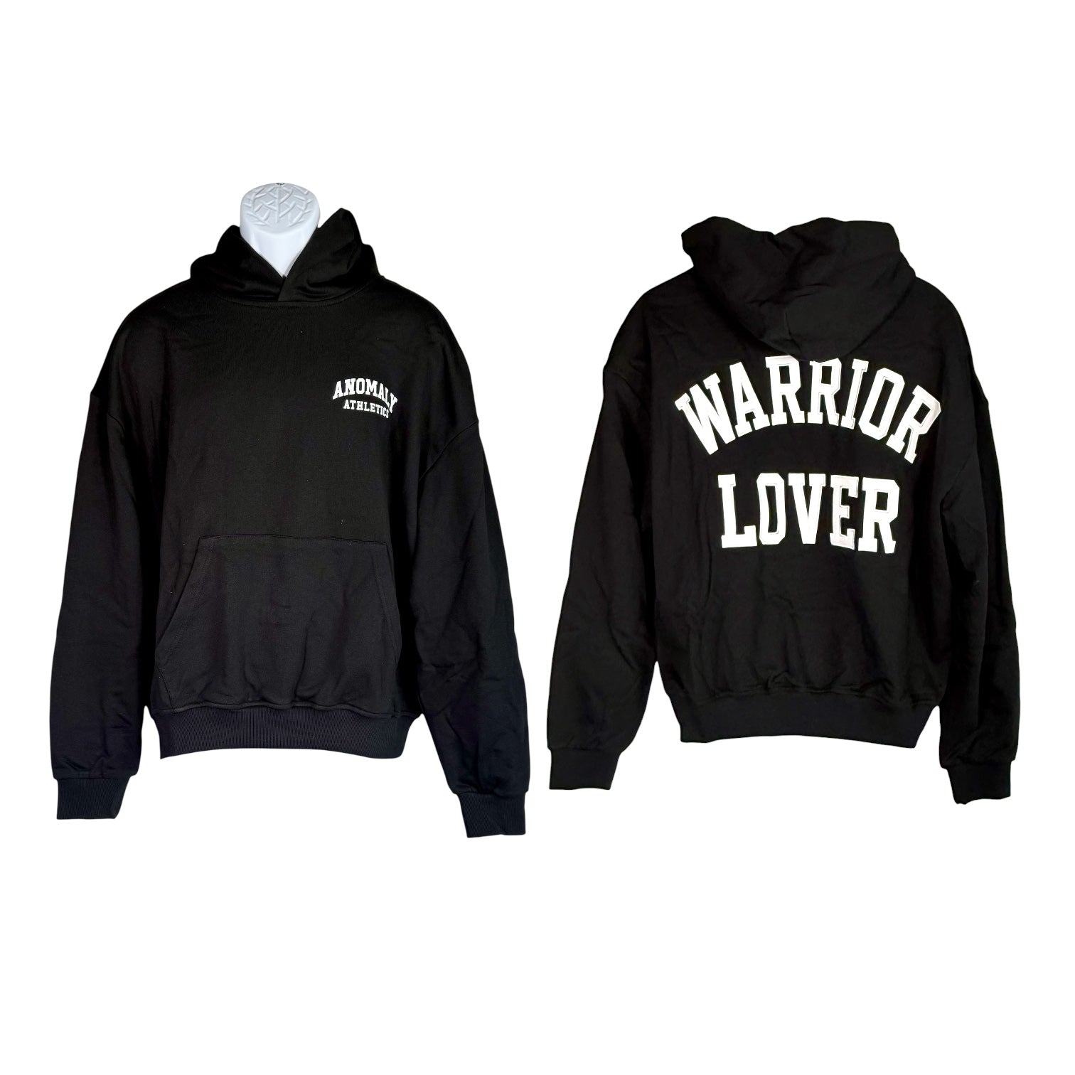 Unisex "Warrior Lover" Hoodie, Black - Anomaly Apparel