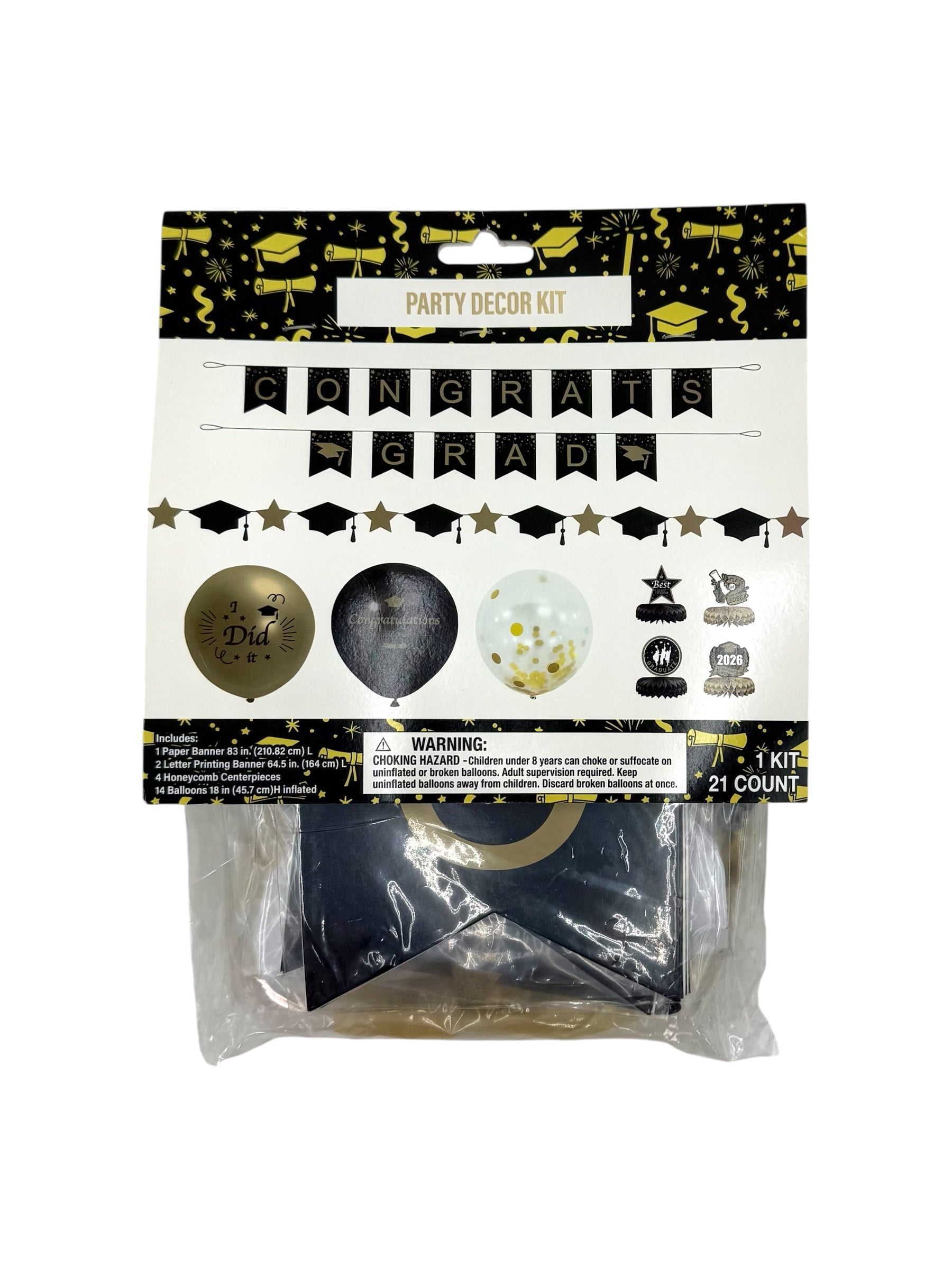 Graduation Party Decor Kit