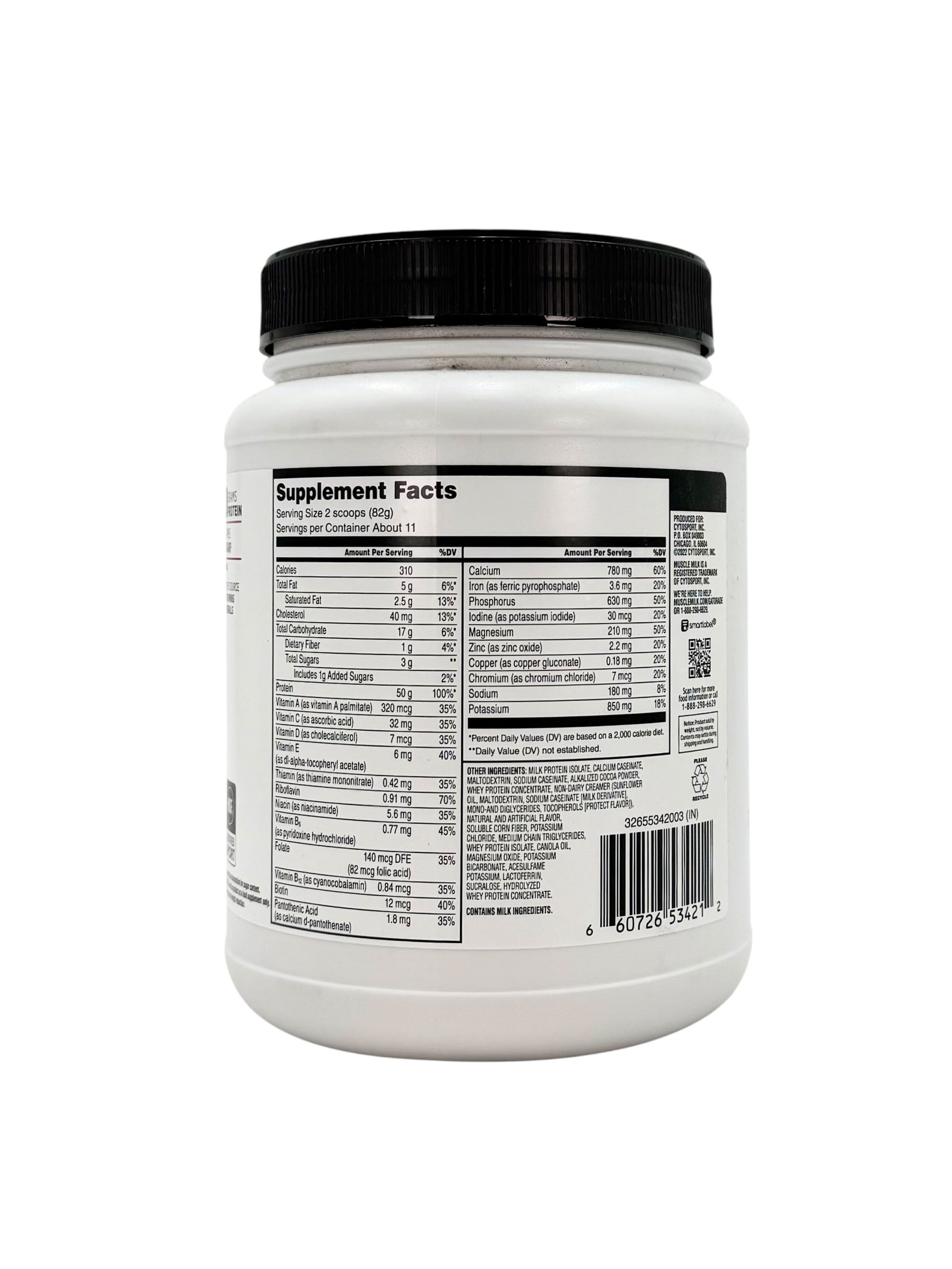 Muscle Milk Pro Series Protein Powder, Chocolate - 32 oz. Cannister