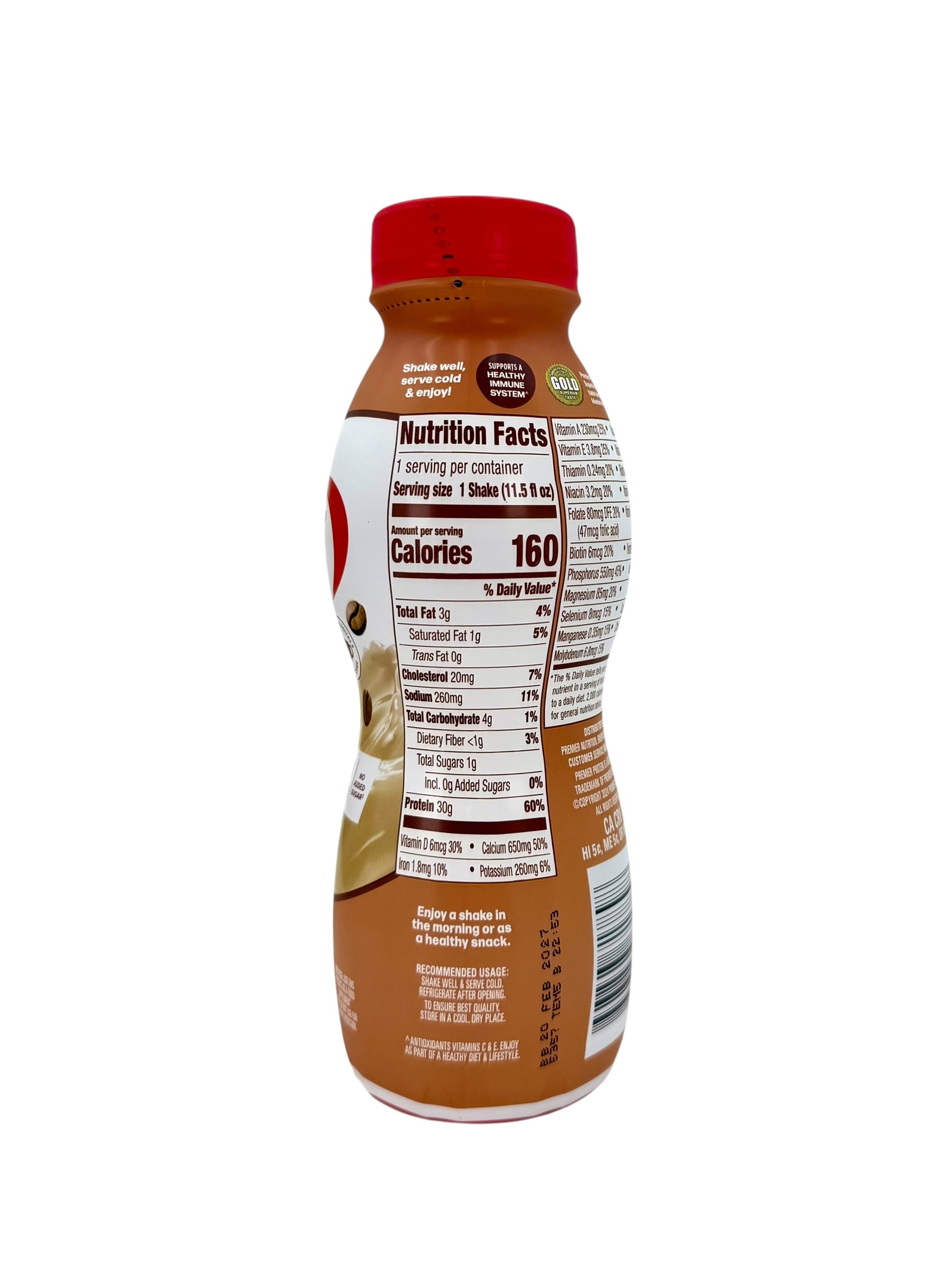 Premier Protein Shakes, Café Latte - 11.5 fl. oz., Case of 12
