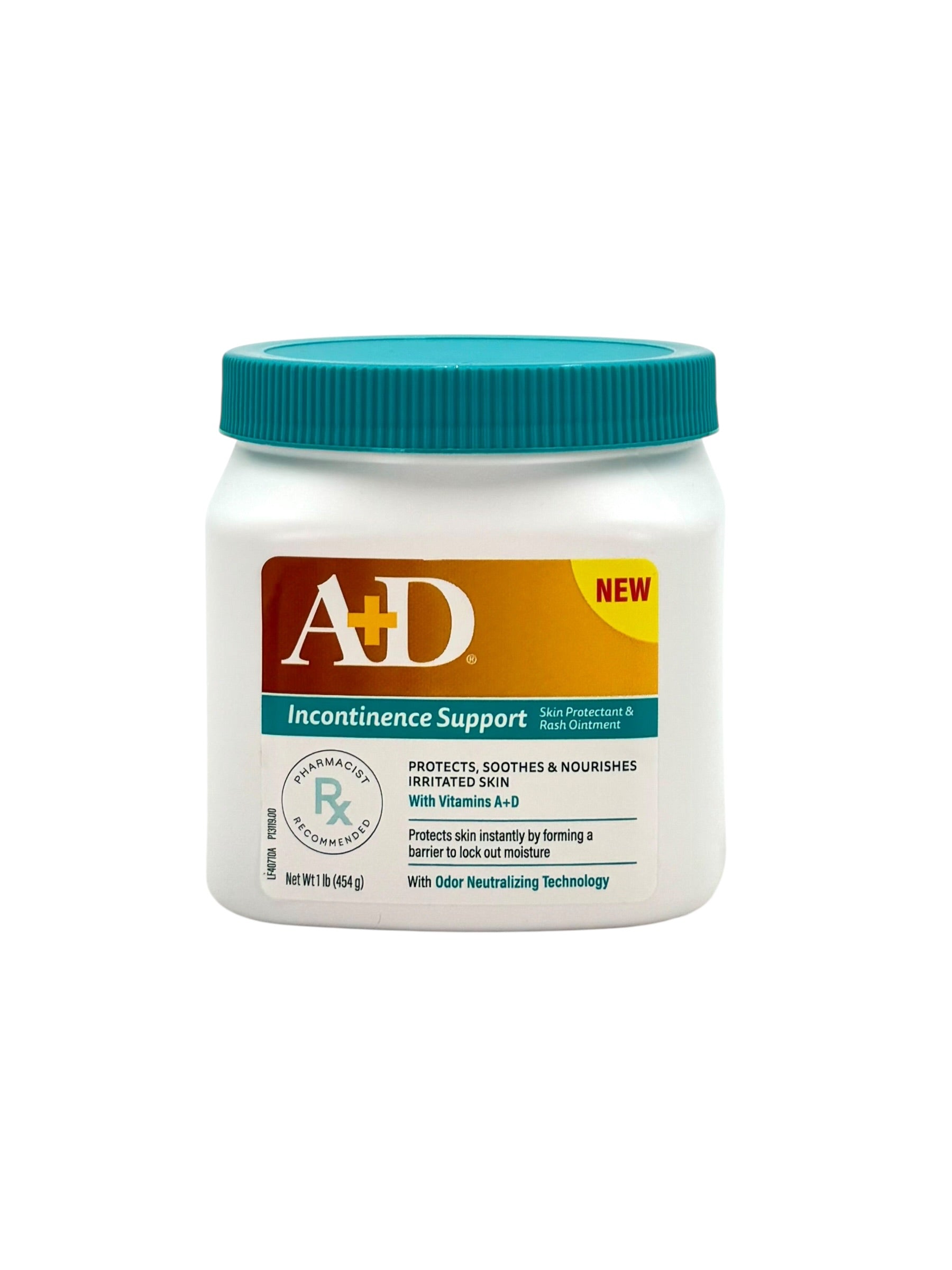 A+D Adult Skin Protectant & Rash Ointment for Incontinence Support, 16 oz