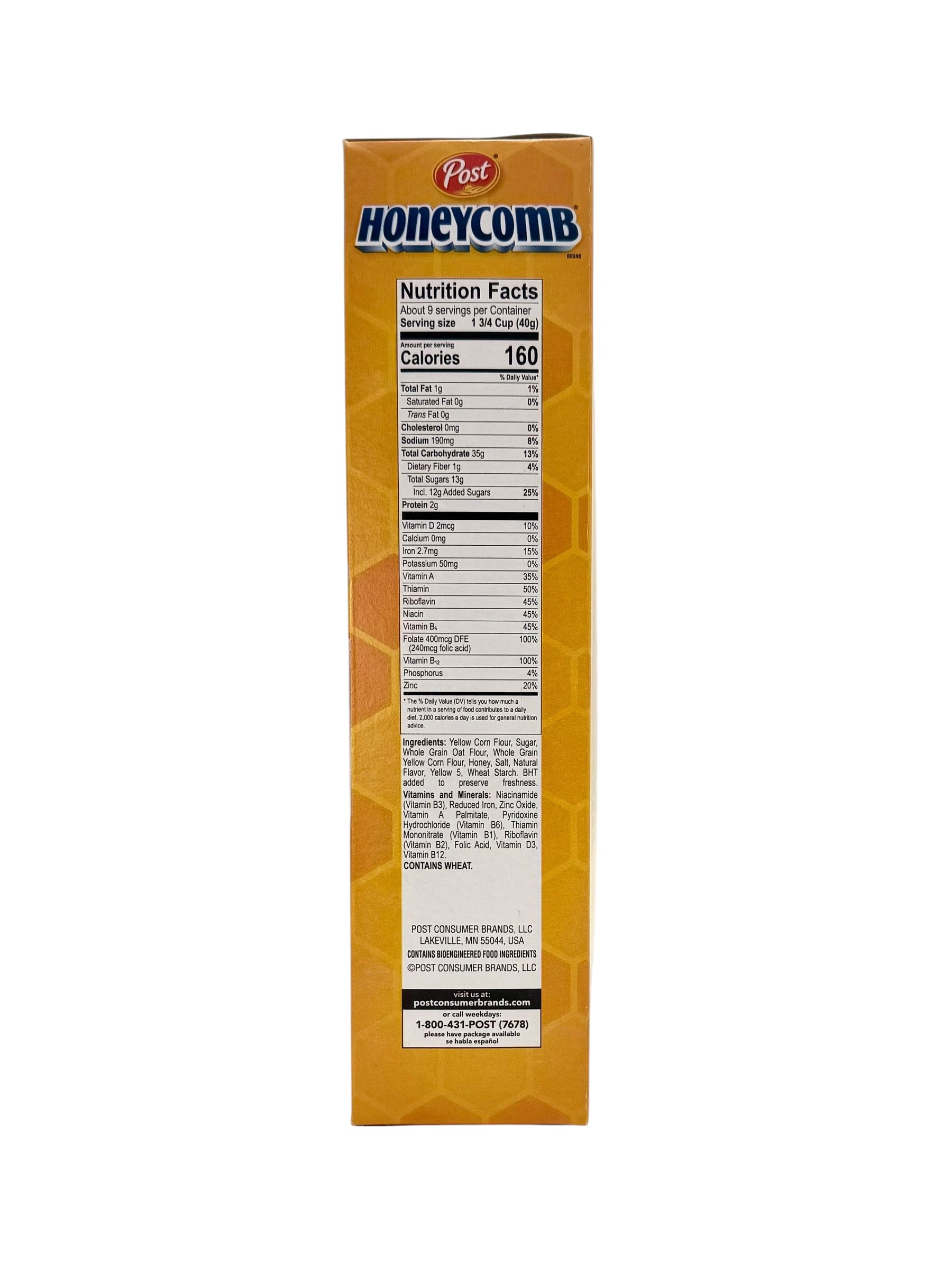 Post Honeycomb Cereal, 12.5 Oz.