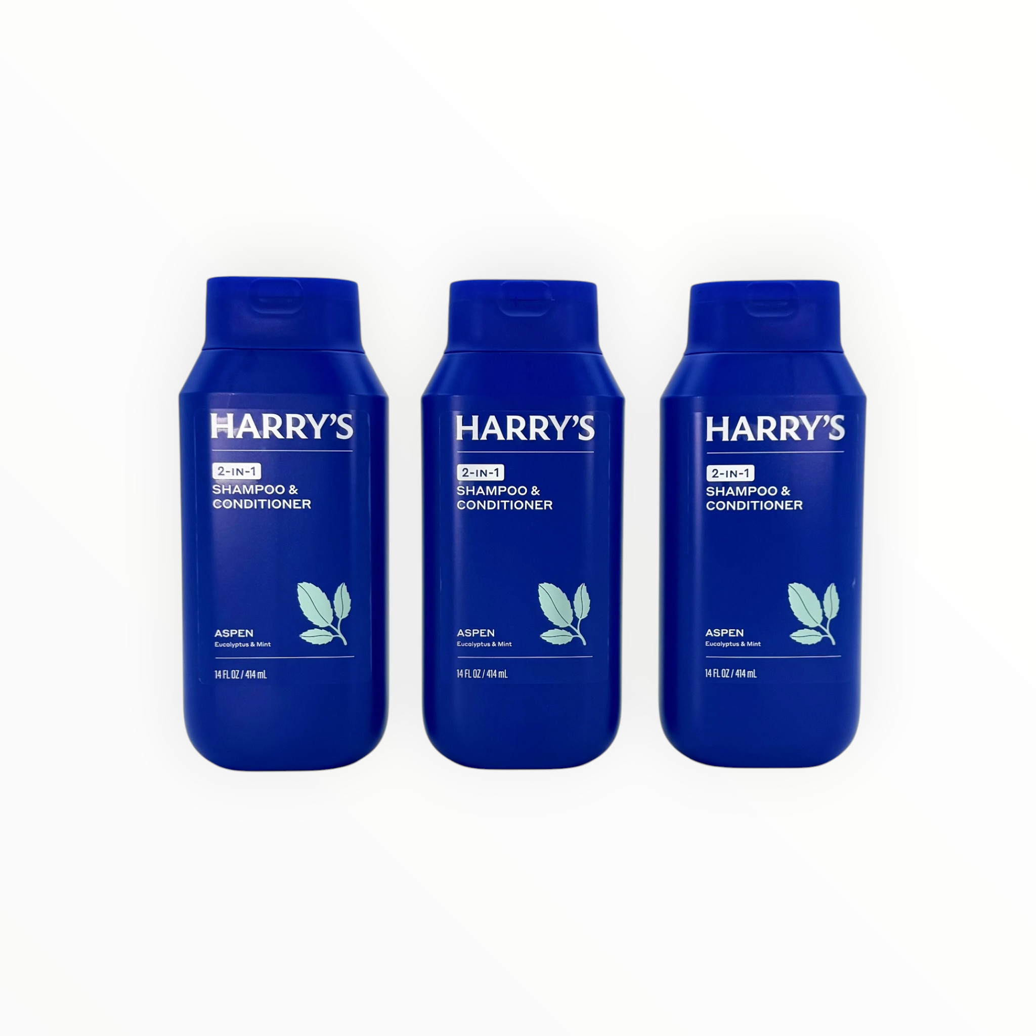 Harry's 2-in-1 Shampoo & Conditioner, Aspen - Pack of 3 Bottles
