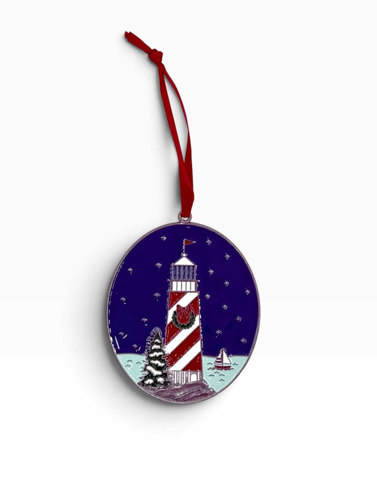 Lighthouse Christmas Ornament / Gift Tag Decoration