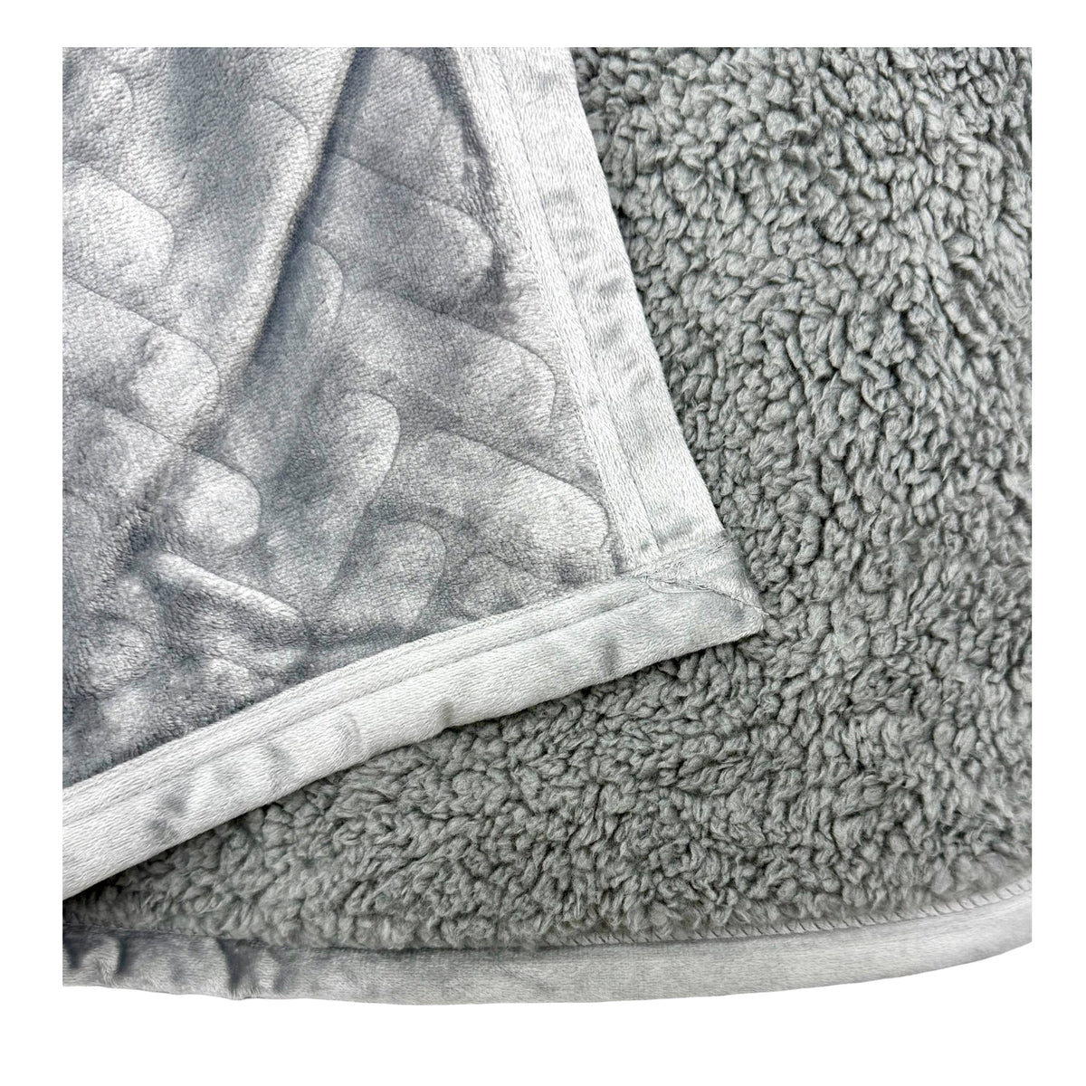 Plush Sherpa Throw Blanket - Assorted Colors