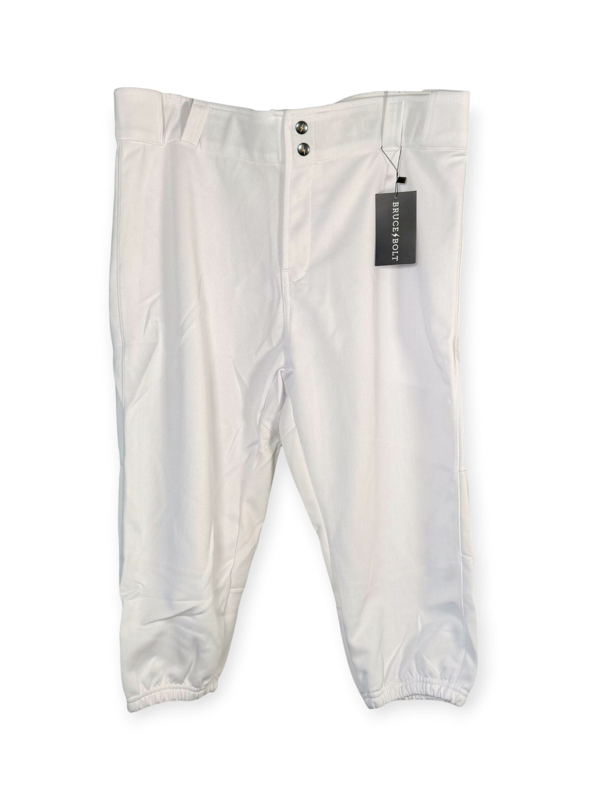 Women's Softball Knicker Pants, White - Bruce Bolt