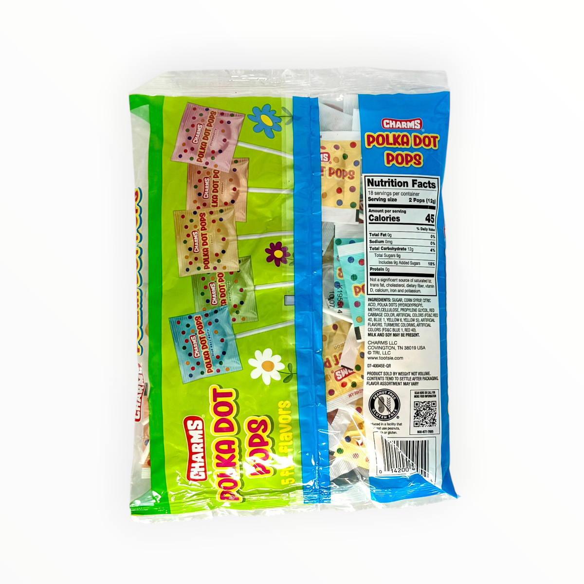 Charms Polka Dot Pops, 7.4 oz. Bag (35 Pops)