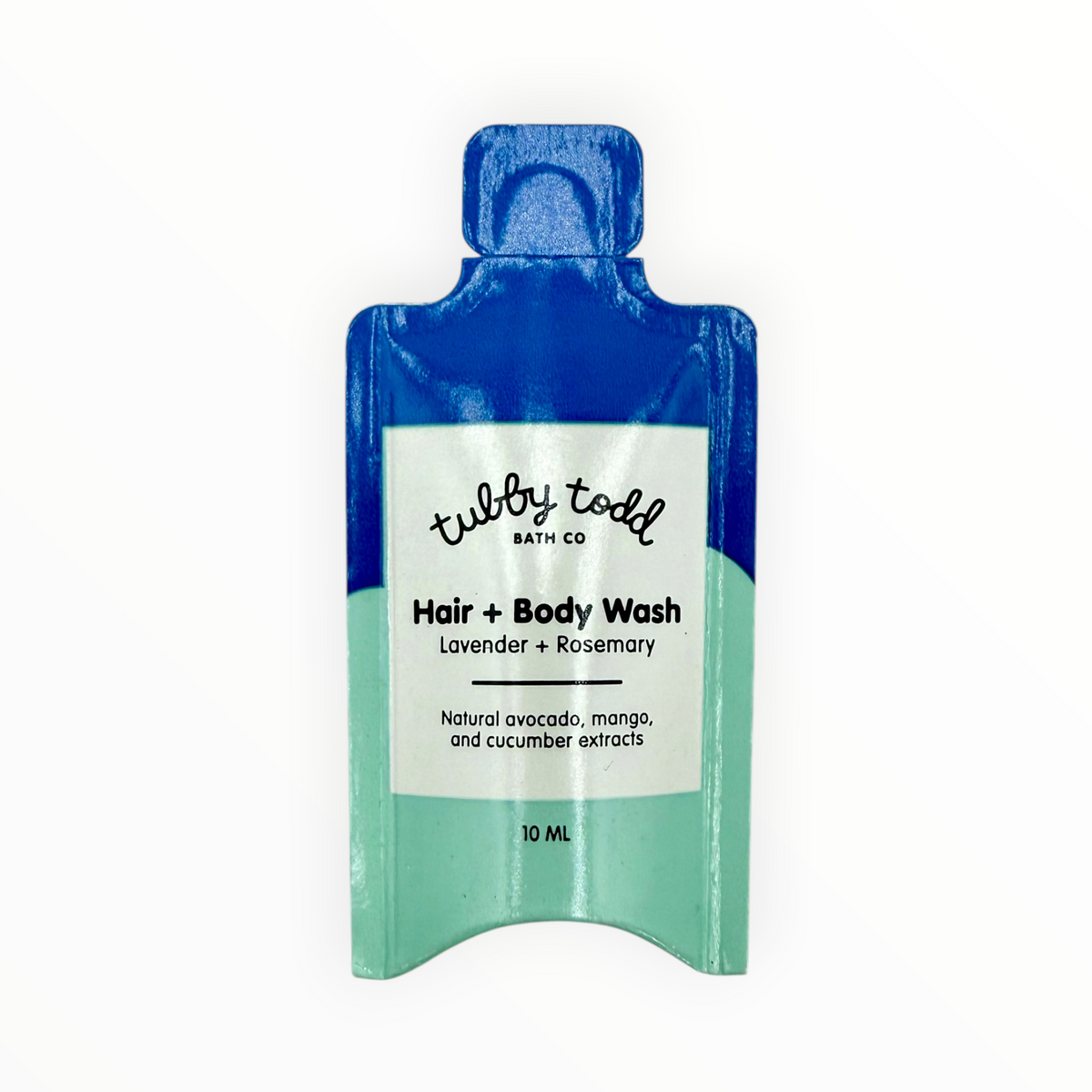 Tubby Todd Hair & Body Wash, Lavender & Rosemary - Case of Single Use Packs