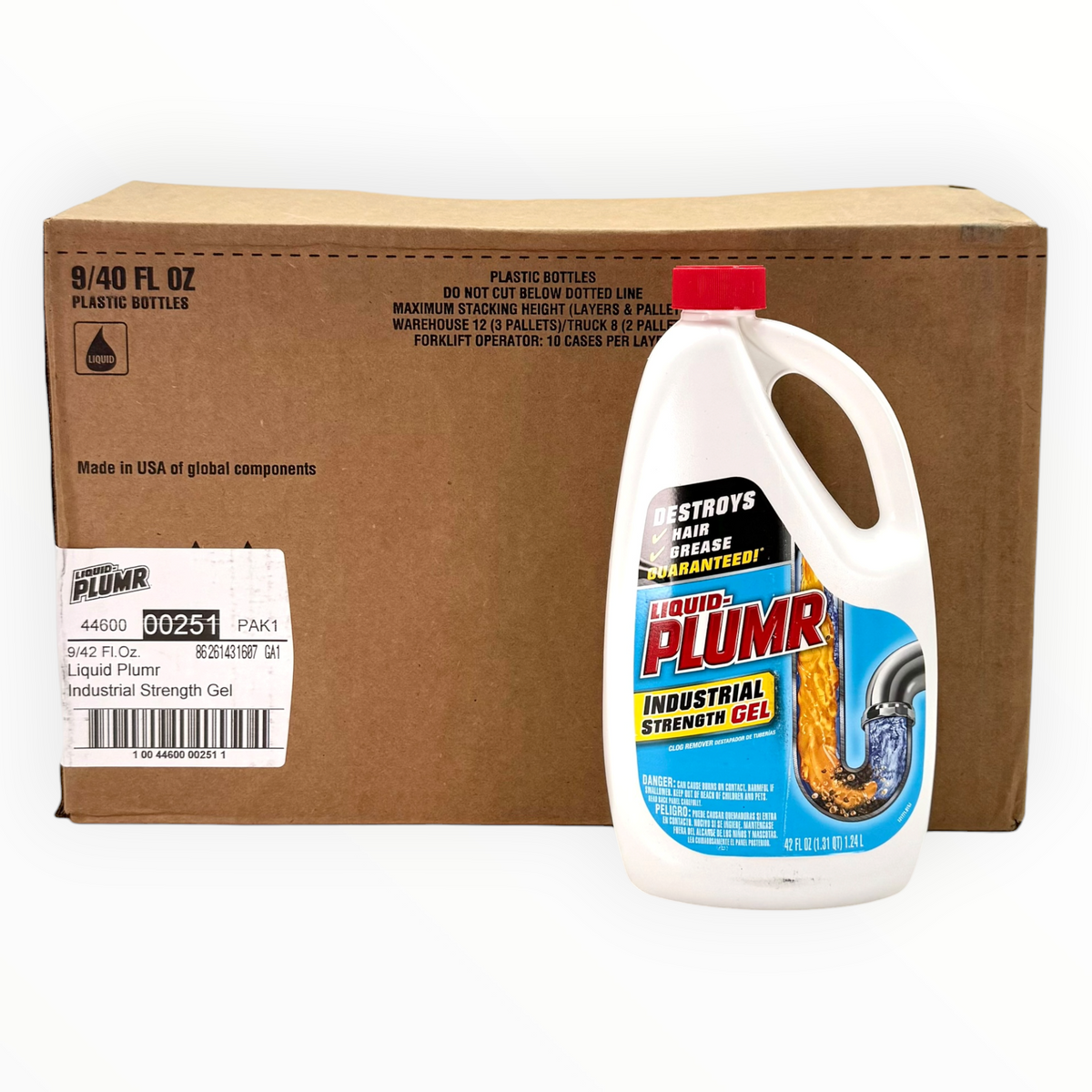 Liquid-Plumr Industrial Strength Gel Drain Clog Remover