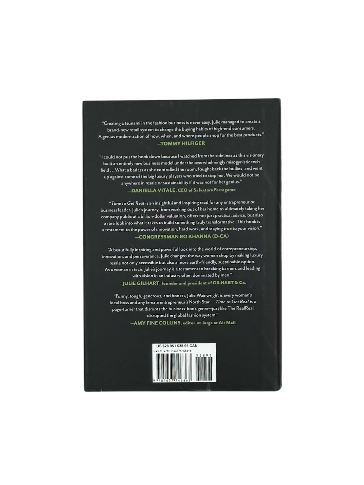 Time to Get Real, How I Built a Billion-Dollar Business That ROCKED the Fashion Industry by Julie Wainwright