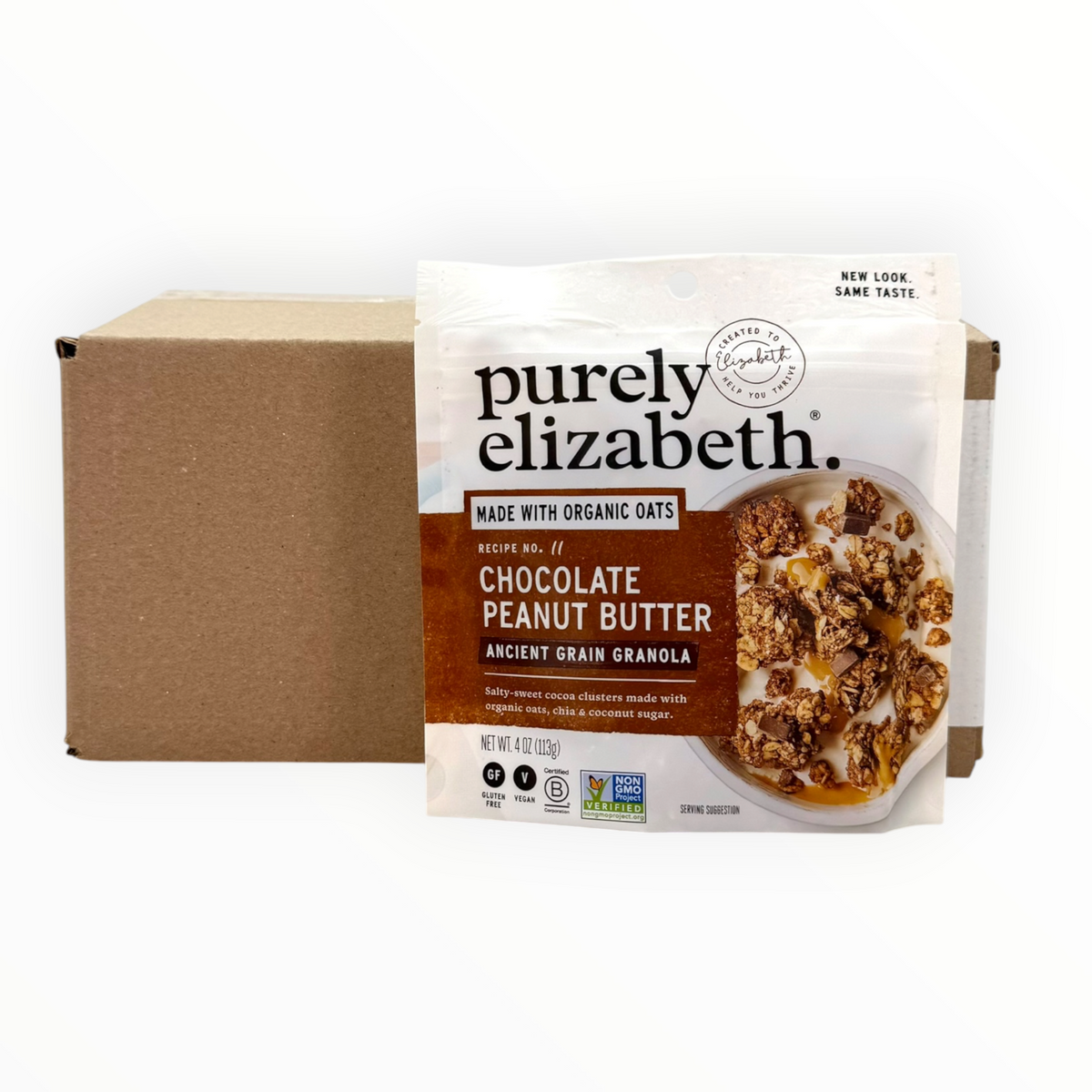Chocolate Peanut Butter Granola, Purely Elizabeth