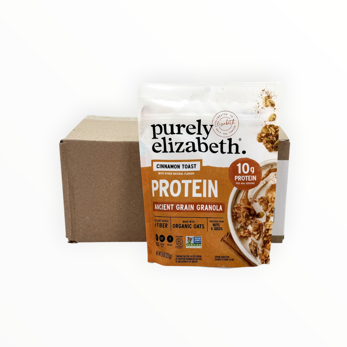Cinnamon Toast Protein Ancient Grain Granola, Purely Elizabeth