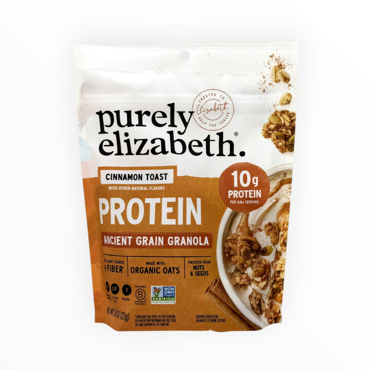 Cinnamon Toast Protein Ancient Grain Granola, Purely Elizabeth